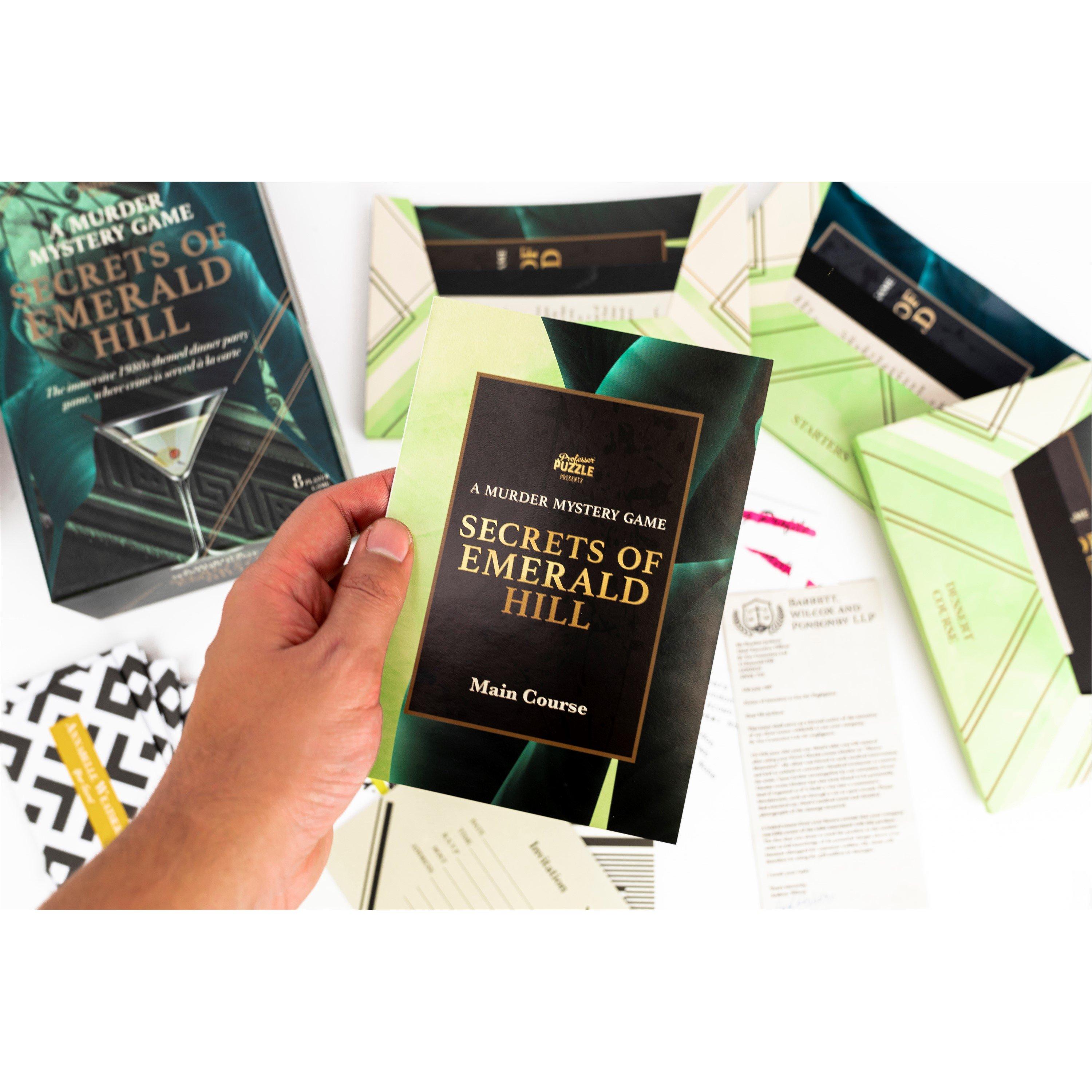 Multi - Professor Puzzle - Emerald Murder Mystery Board Games - 6