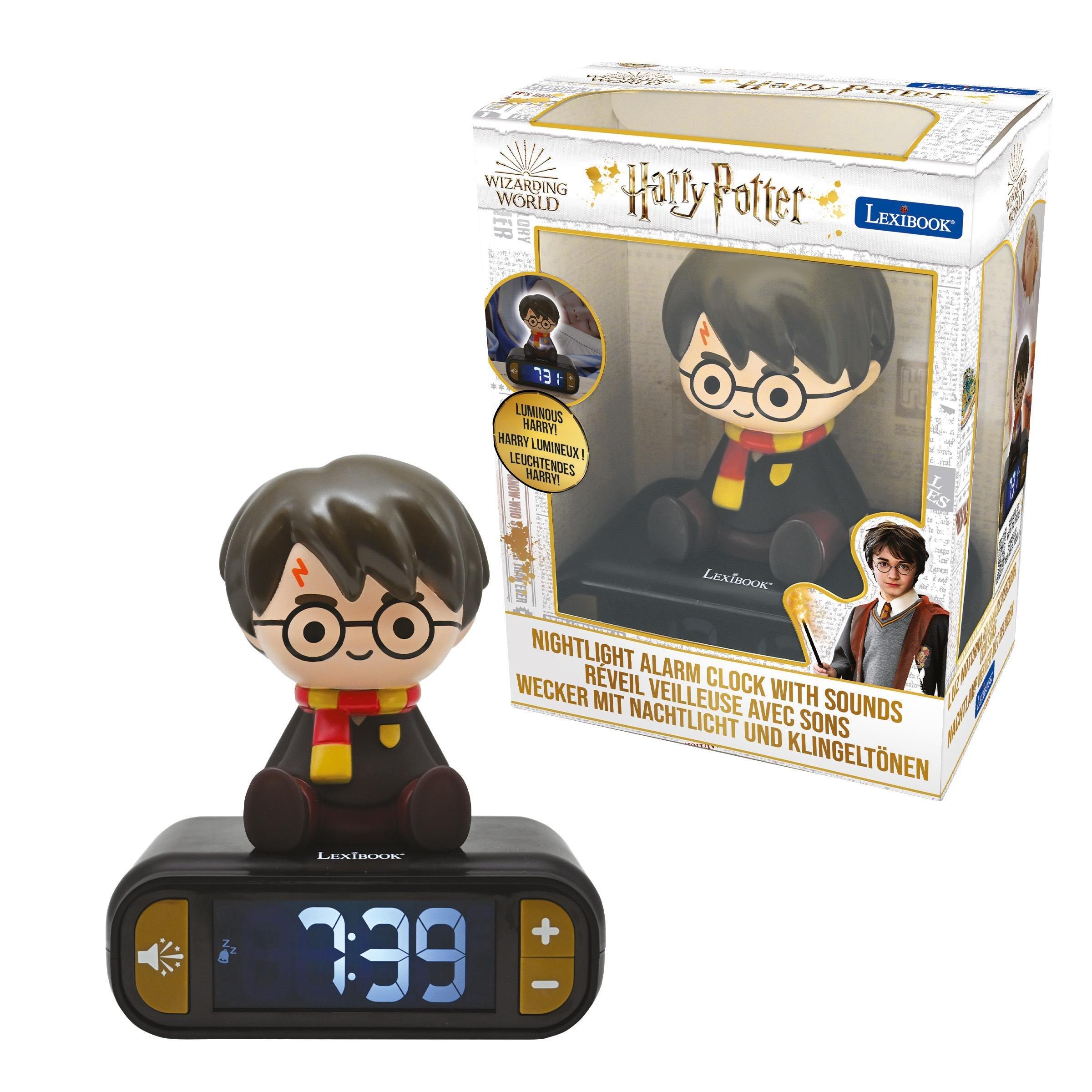 Harry Potter - Harry Potter - Harry Potter Digital Alarm Clock with 3D Nightlight Figurine and Sound Effects