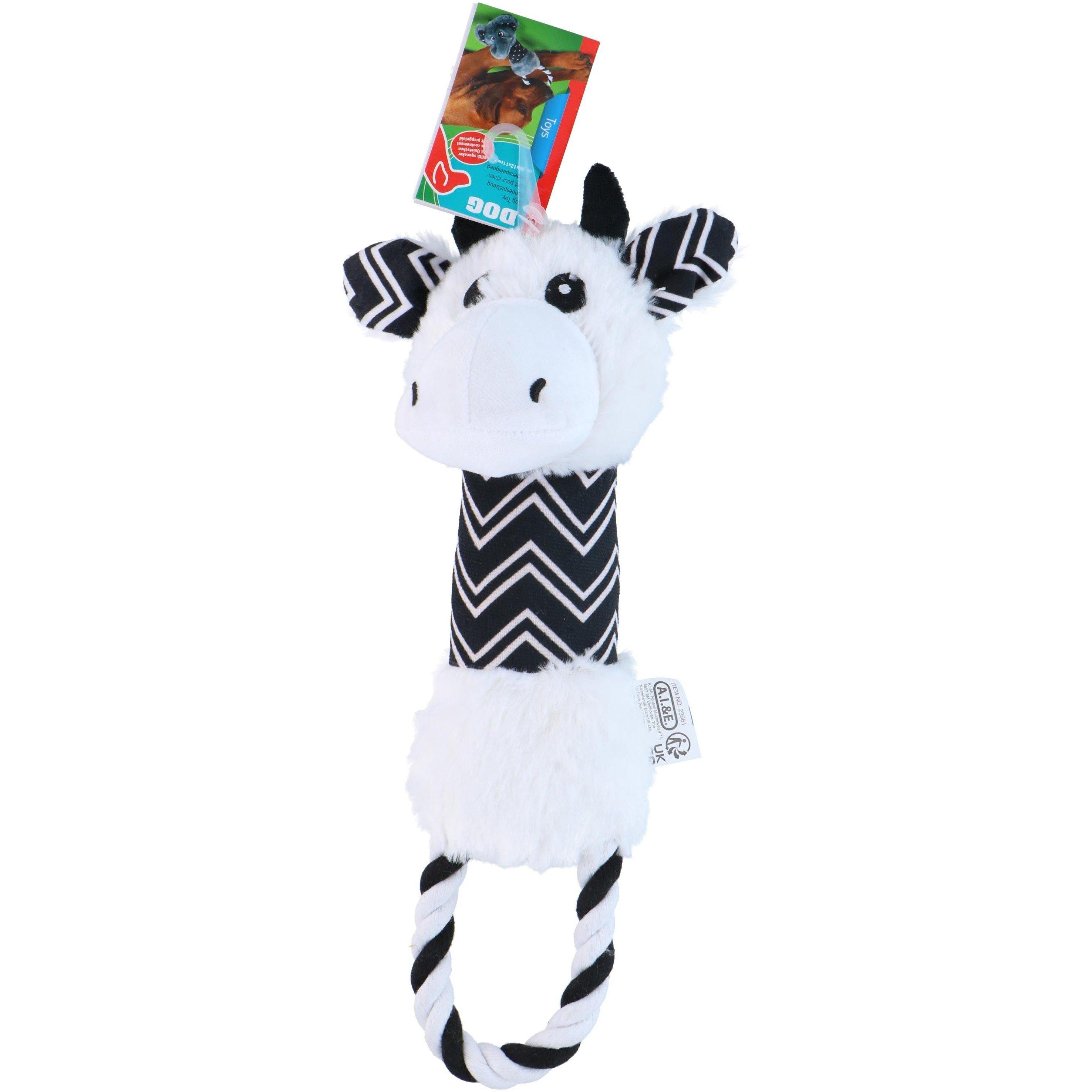 Multi - Edco - Dog Toy Animal With Rope - 4