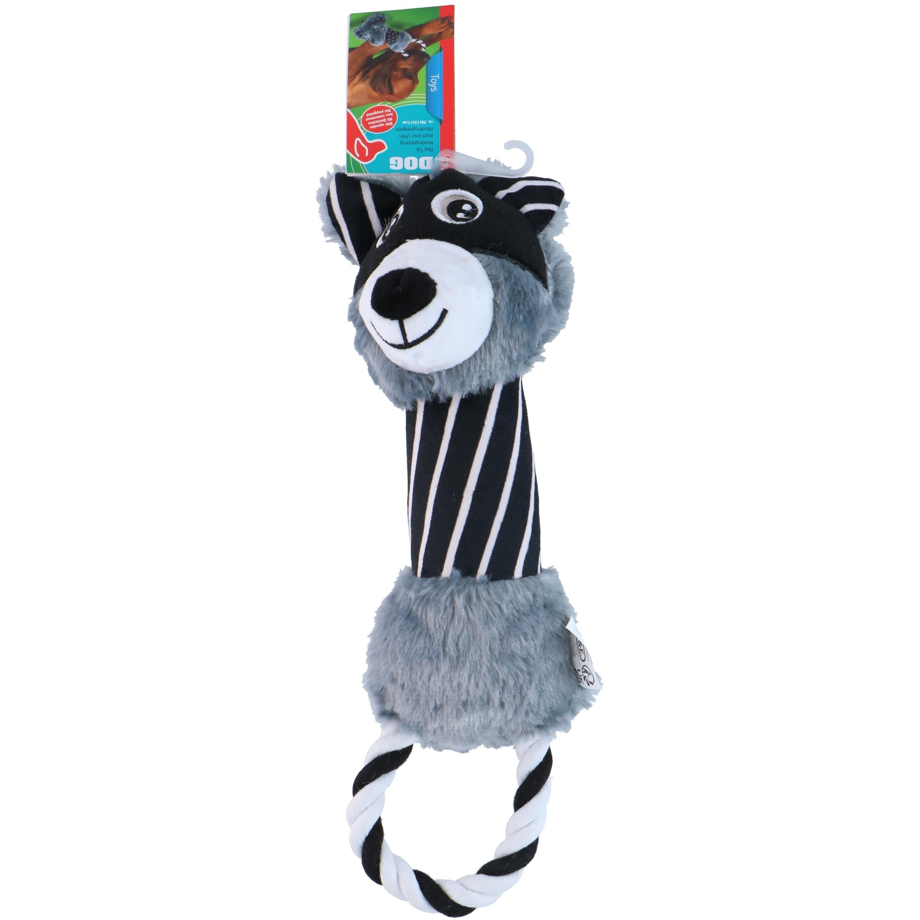 Multi - Edco - Dog Toy Animal With Rope - 5
