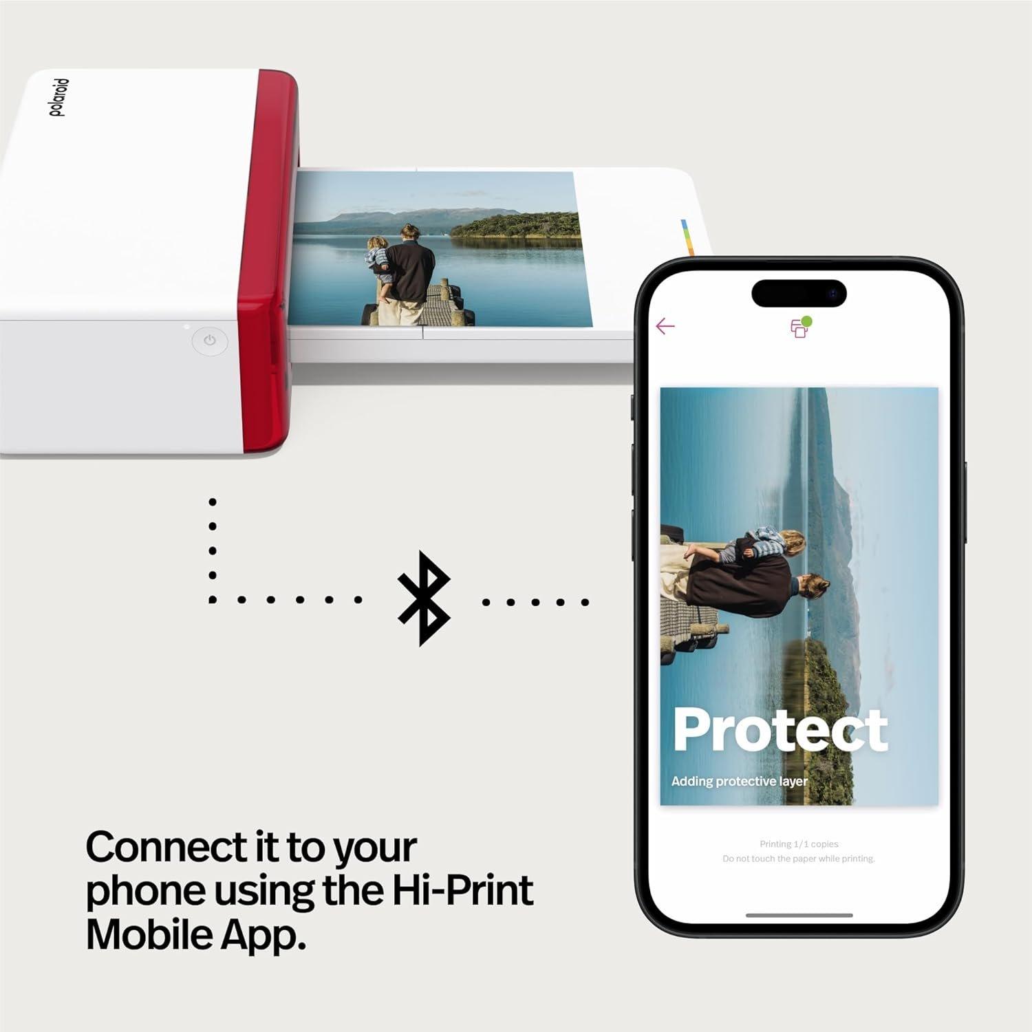 Blanco - Polaroid - EB Hi Print 4x6 Printer (White) - 6