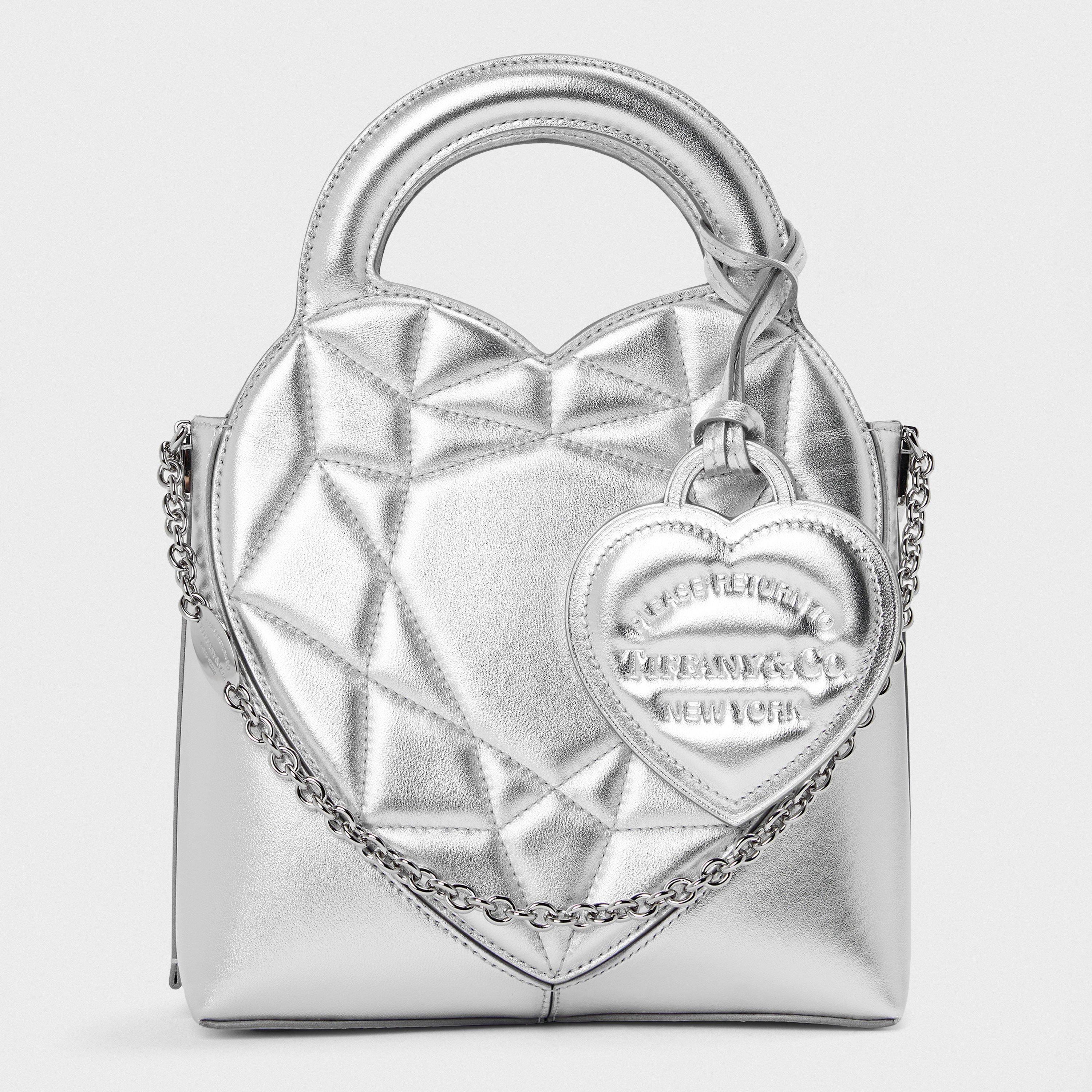 Silver - Tiffany - Women's Padded Tote Bag - 1