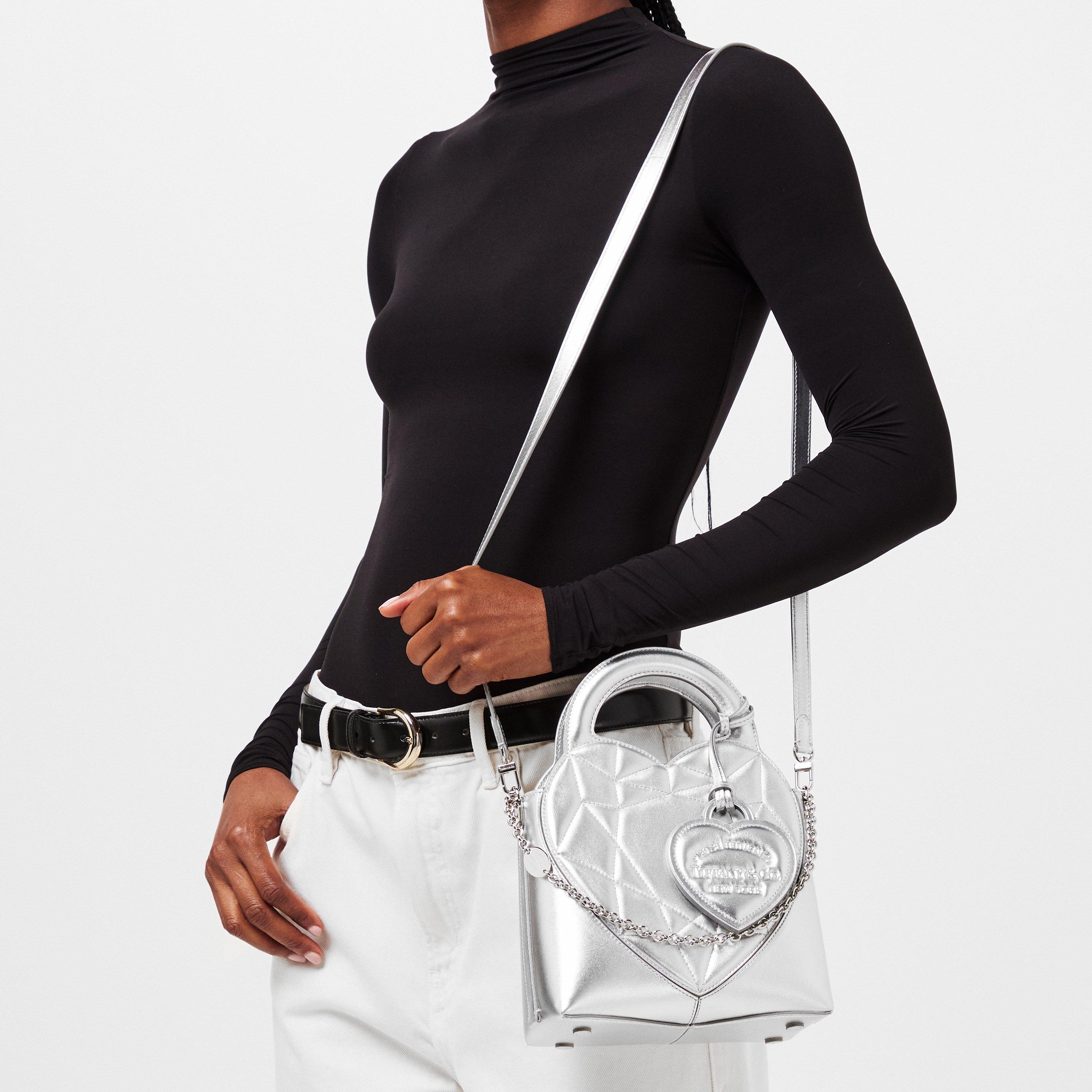 Silver - Tiffany - Women's  Padded Tote Bag - 3