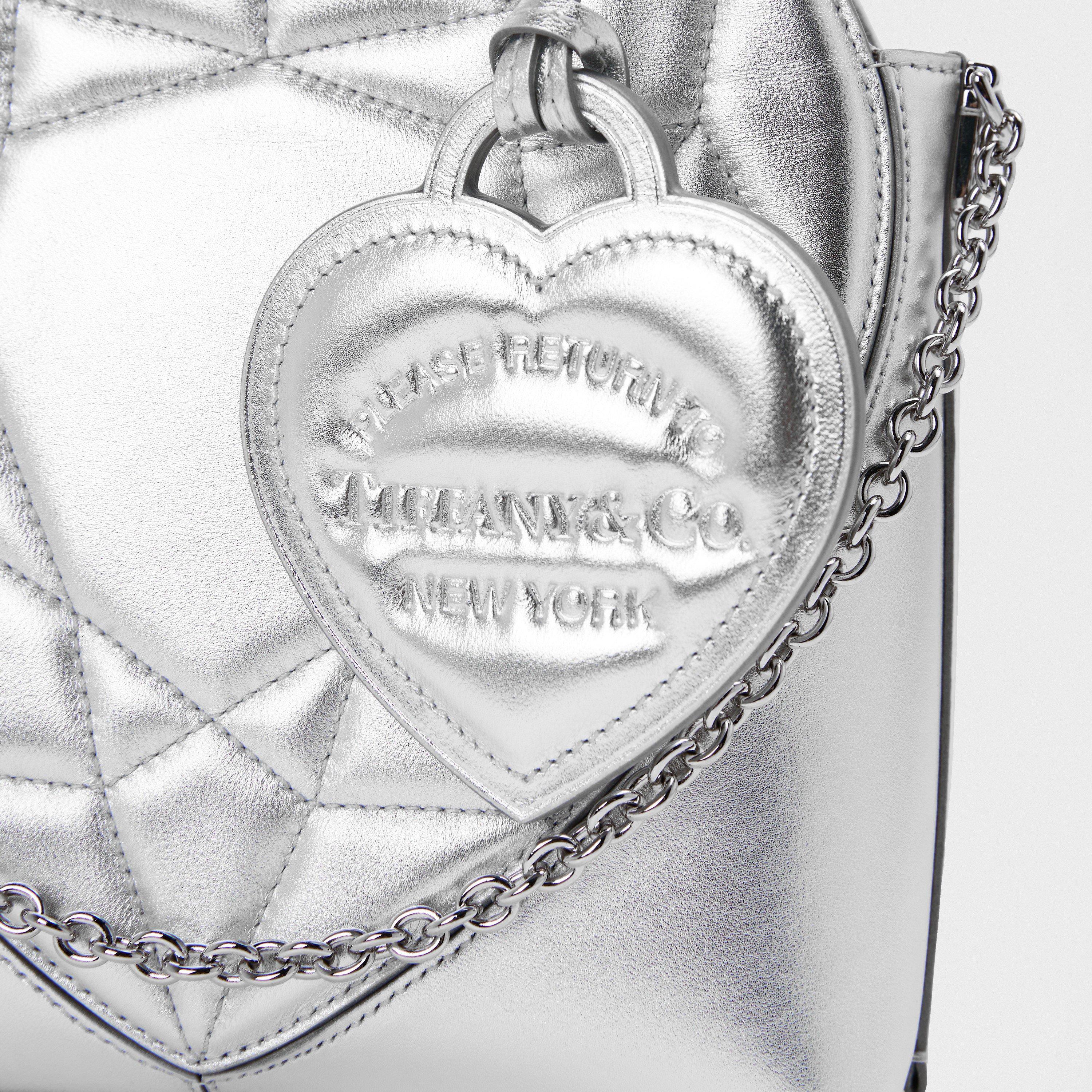 Silver - Tiffany - Women's  Padded Tote Bag - 4