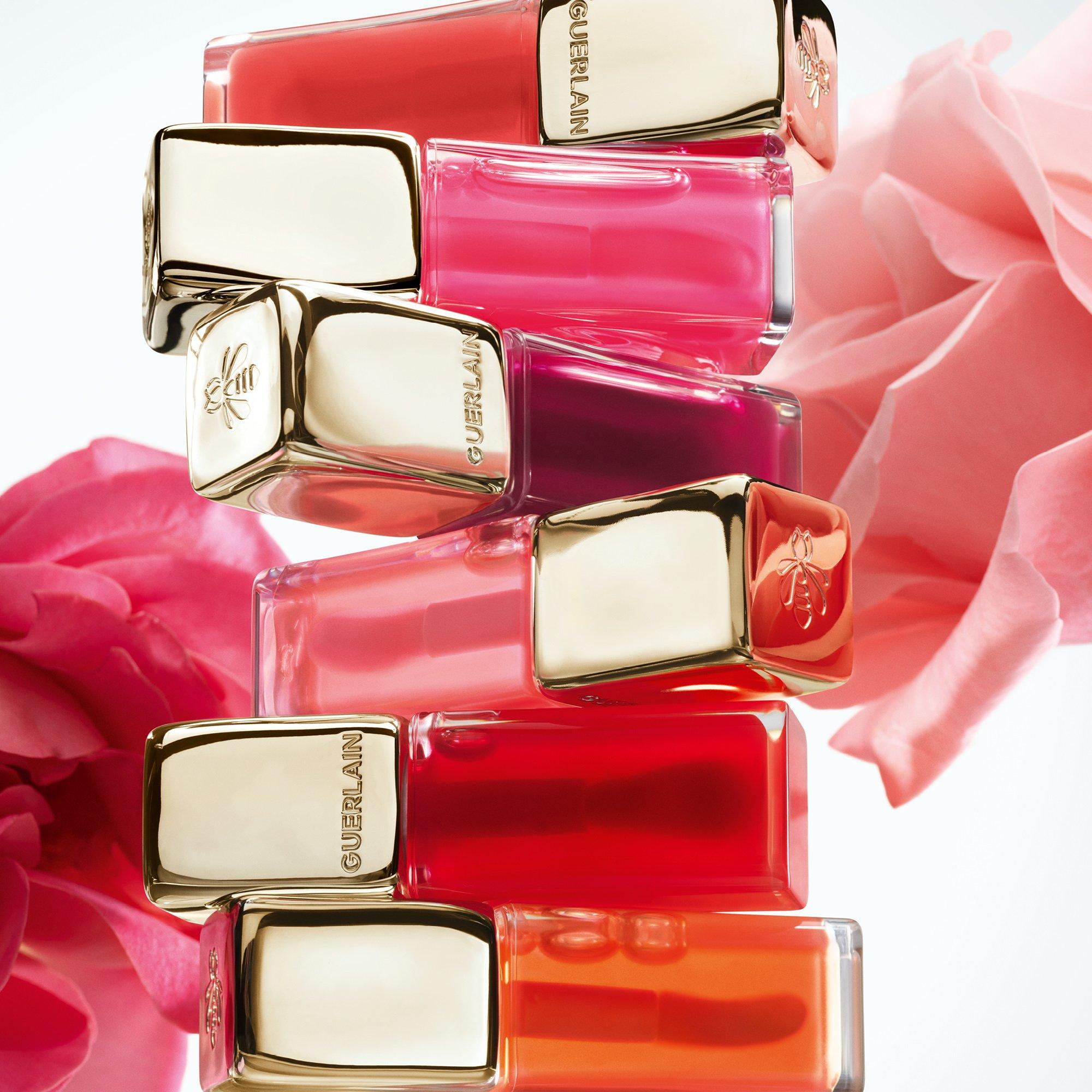 Rose - Guerlain - KissKiss Bee Glow Oil natural-origin honey tint lip oil - 7