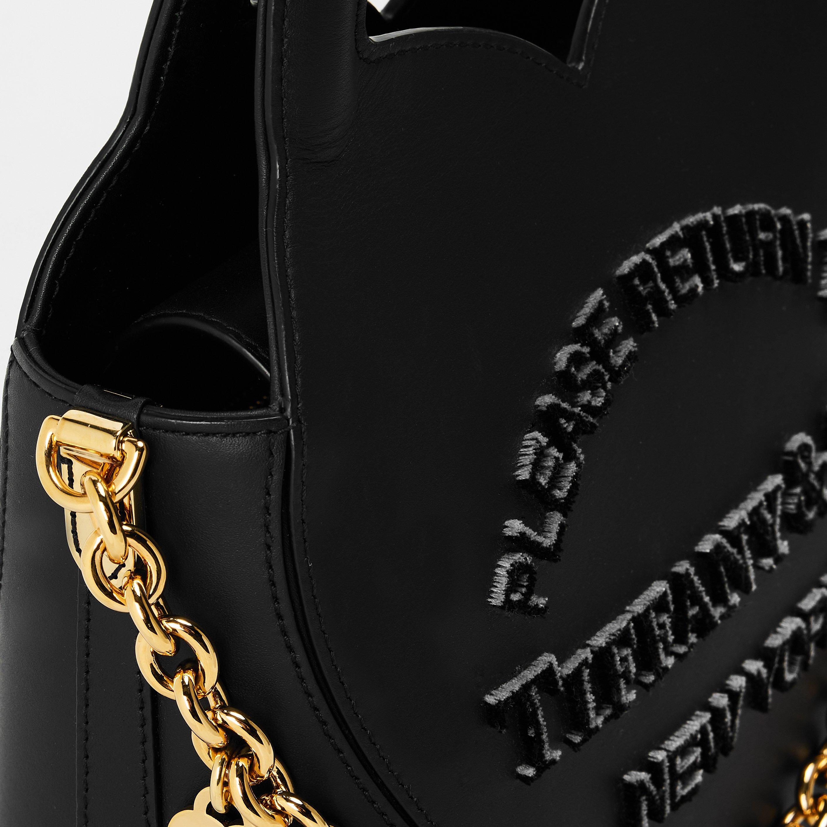 Black - Tiffany - Women's  Charm Mini Tote Bag - 5