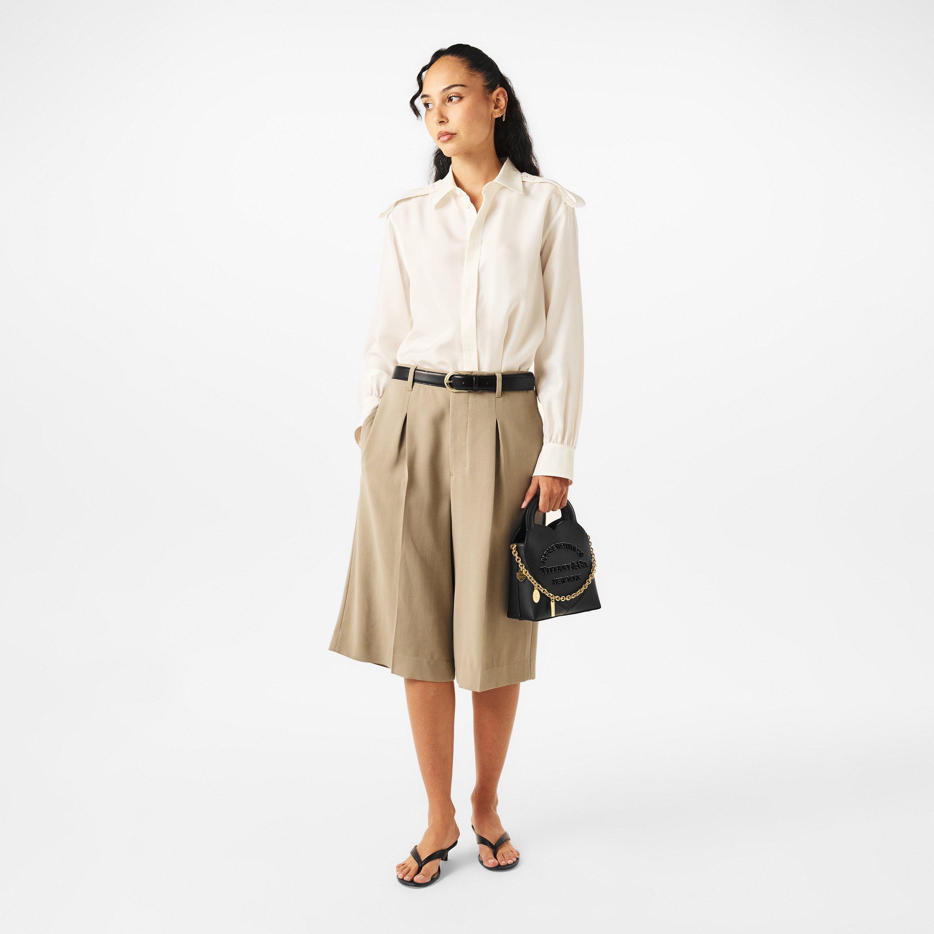 Black - Tiffany - Women's  Charm Mini Tote Bag - 6