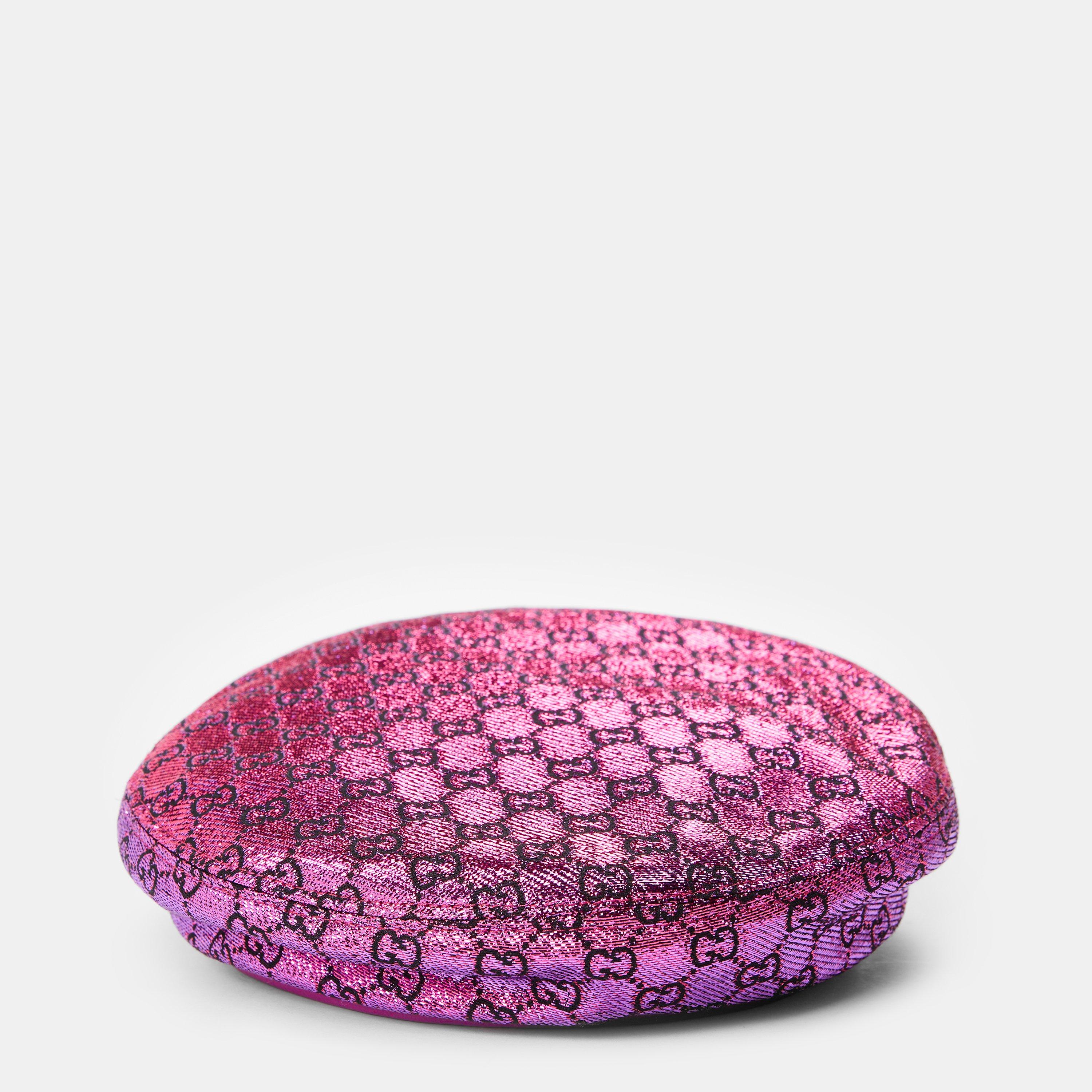 Fuxia/L Purple - Gucci - Women's Beret - 2