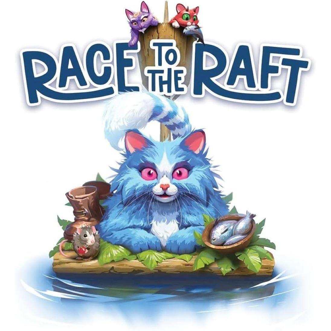 Multi - Character - Race To The Raft Board Game