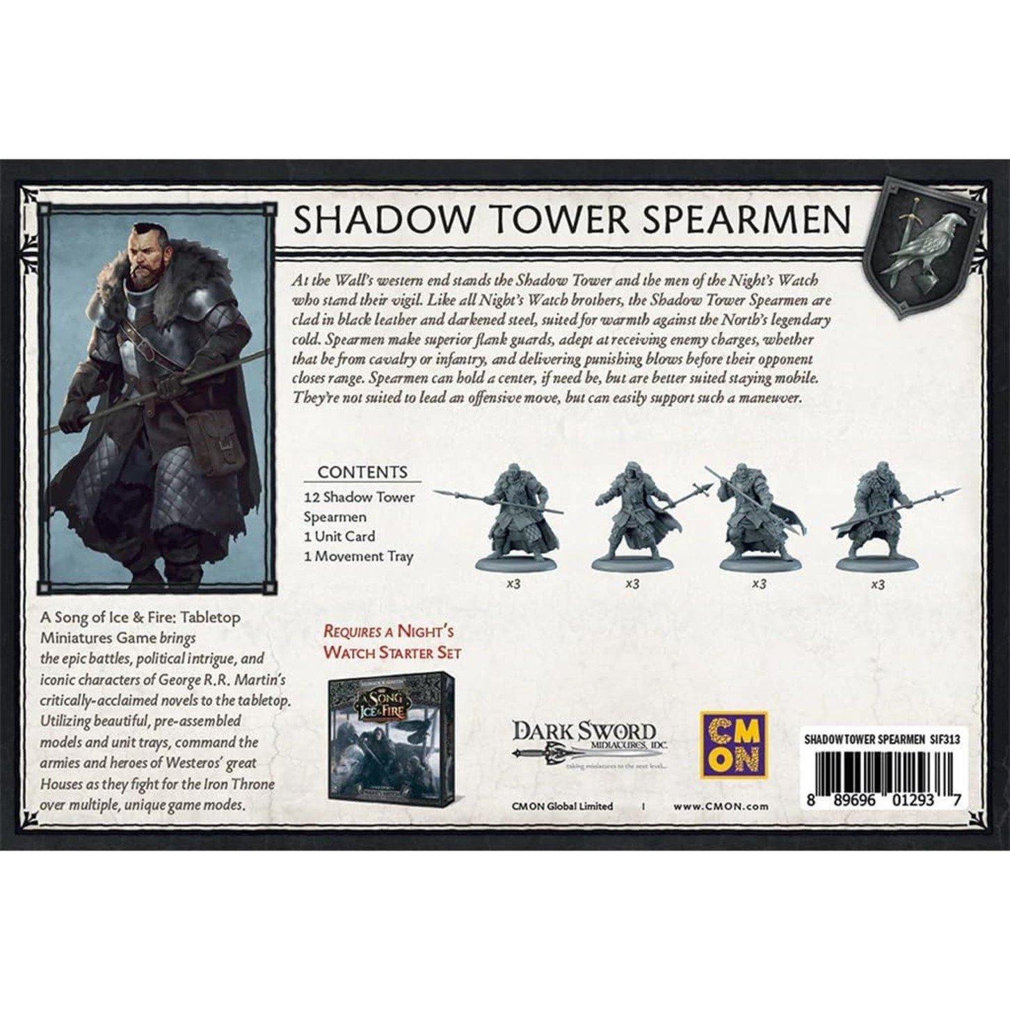 Multiple - Character - A Song of Ice Fire Tabletop Miniatures Game Shadow Tower Spearmen Unit Box - 2