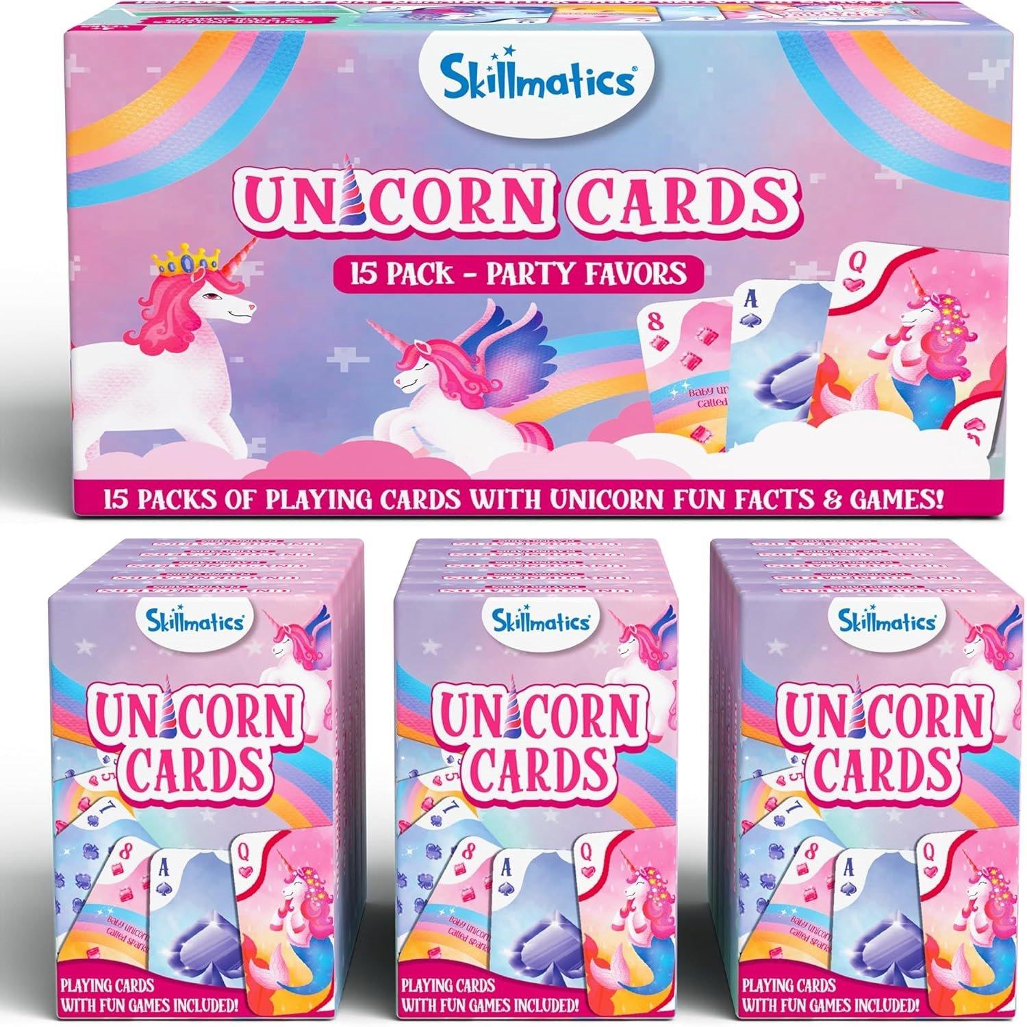 Multi - Generic - Skillmatics- Unicorn Cards- Party Favours