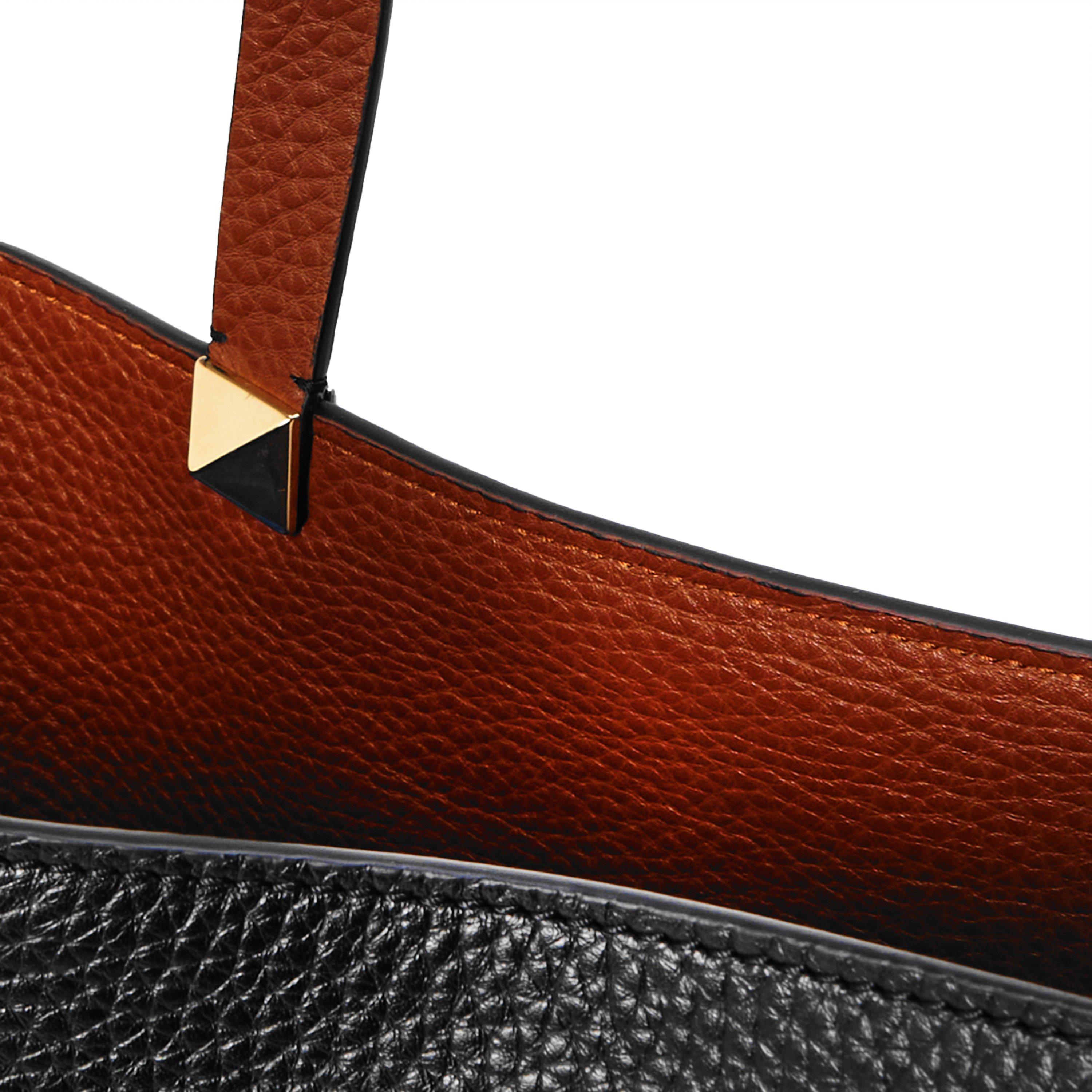 Black/Selleria - Valentino Garavani - VG Double Tote Sn64 - 4