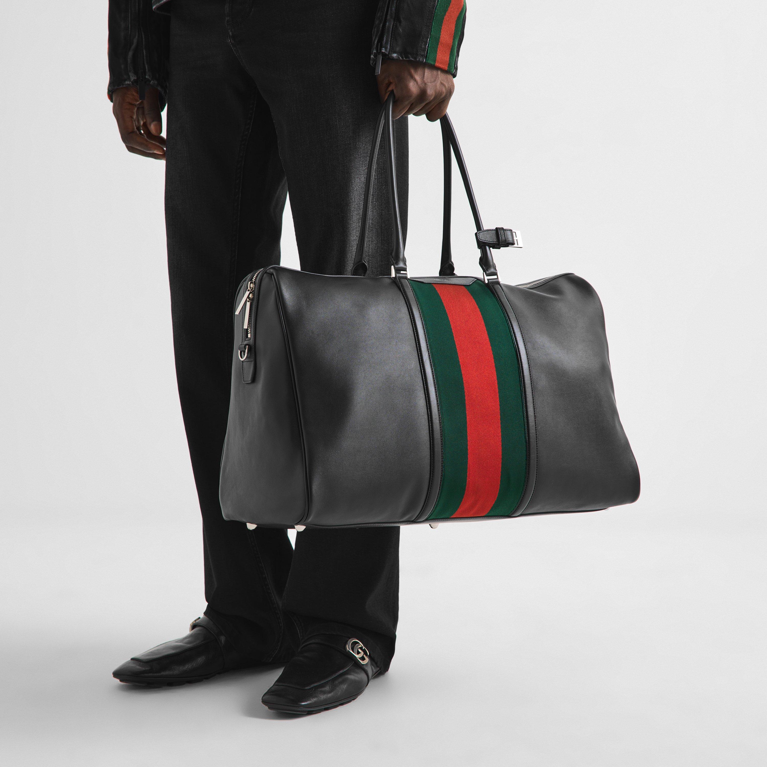 BLACK/VRV - Gucci - Gucci Web Tote Sn63 - 3