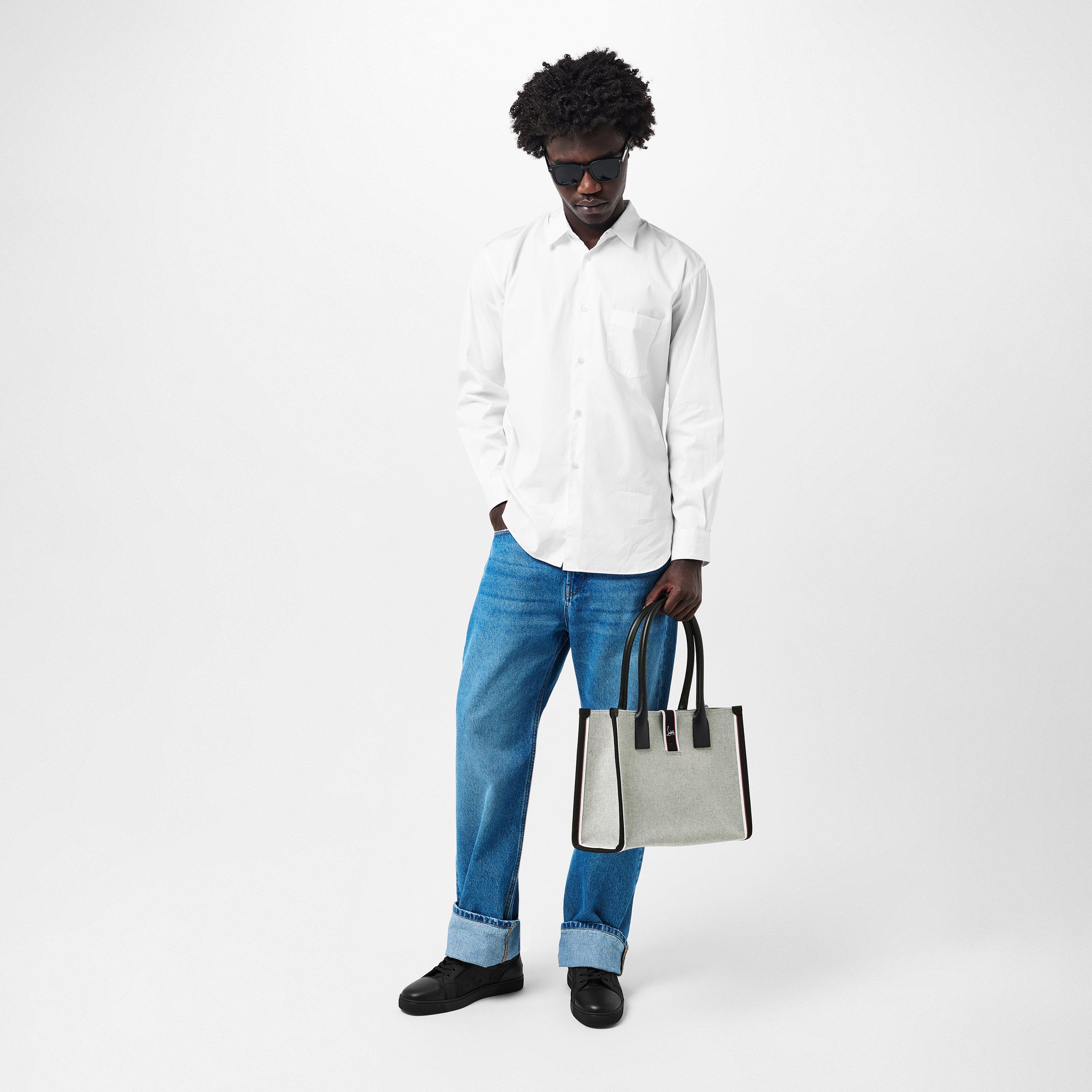 Black - Christian Louboutin - Large Nastroloubi Tote Bag - 6