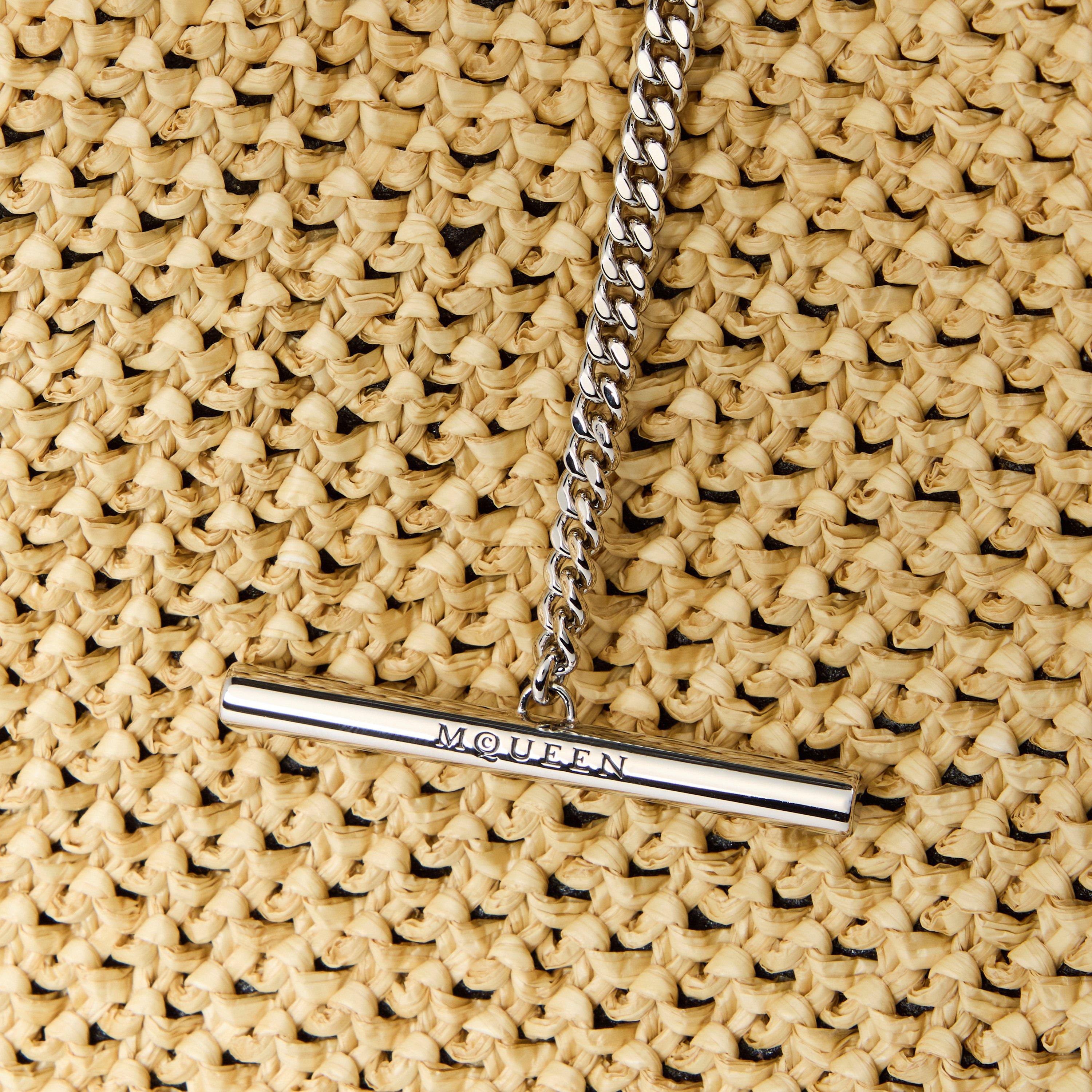 Nat/Blk/Silver - Alexander McQueen - Unisex Adults Alex Pendant Tote Bag - 4