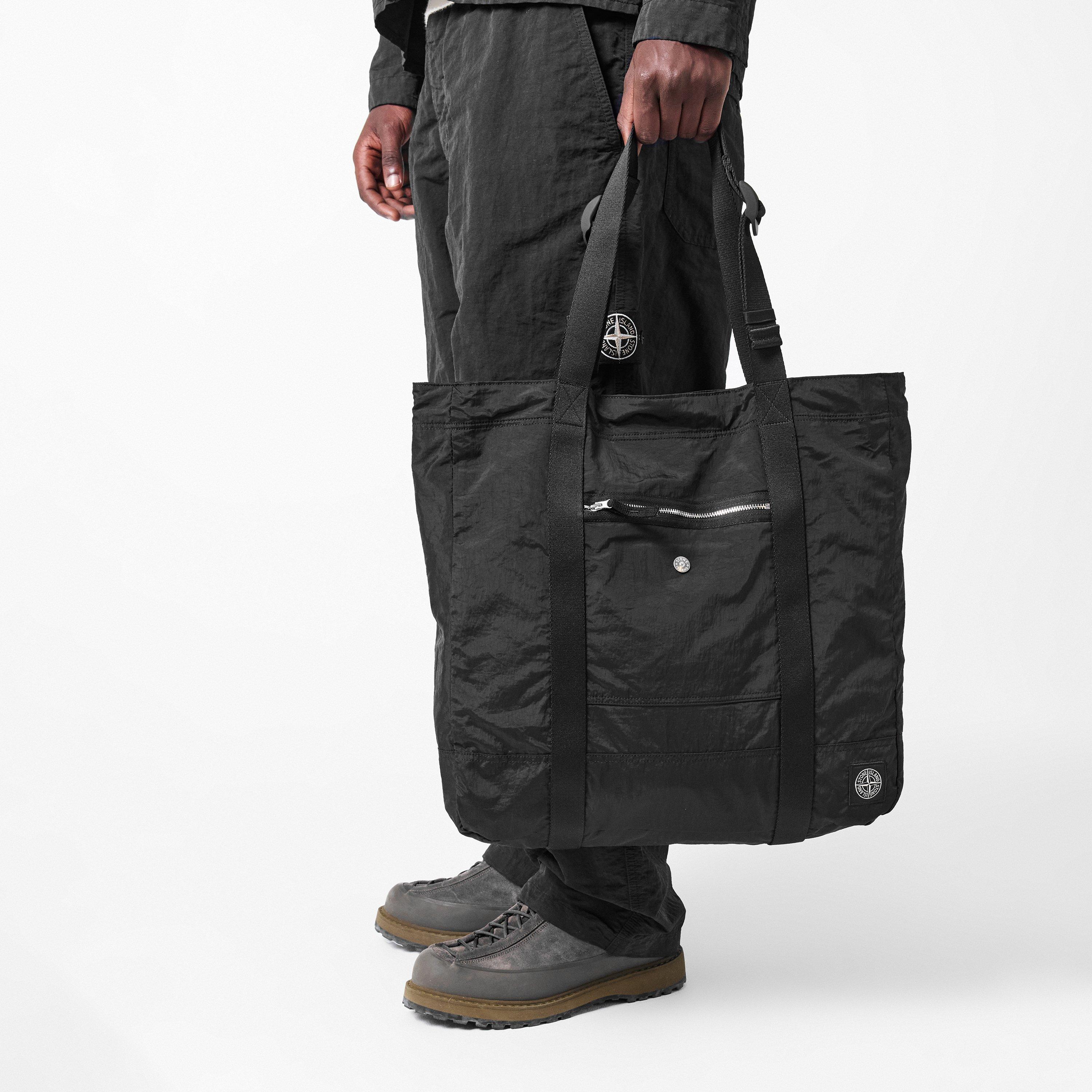 Nero V0029 - Stone Island - Men's Tote Bags - 3