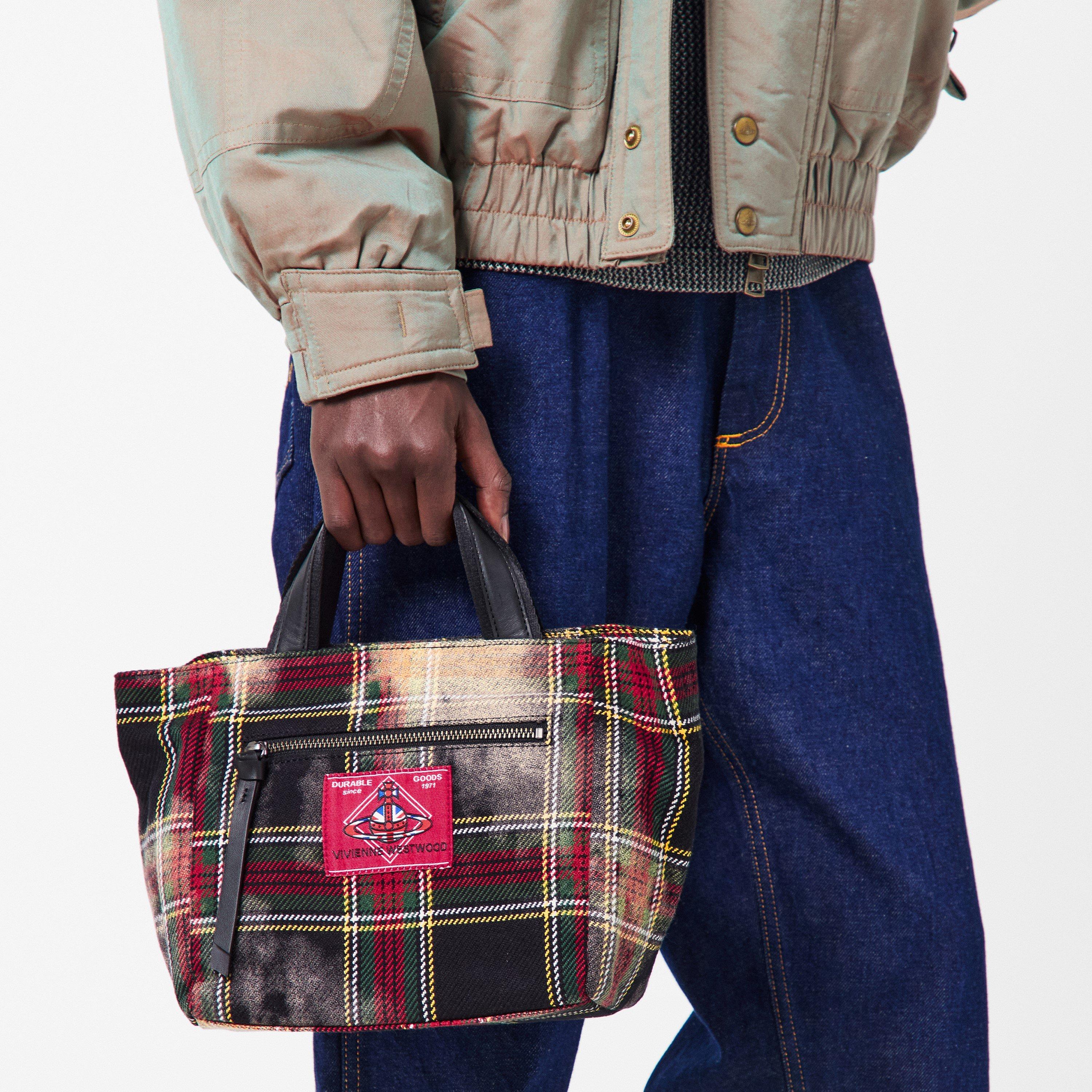 Tartan - Vivienne Westwood - Men's Small Tote Bag - 3