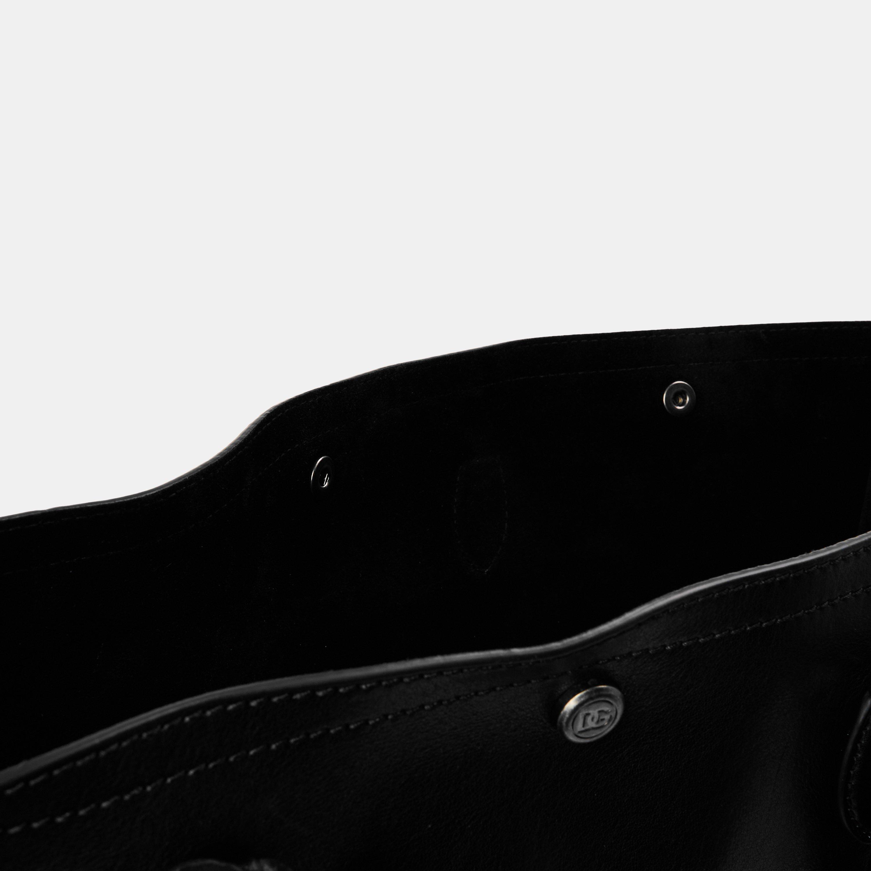 Nero - Dolce and Gabbana - Men's Leather Tote Bags - 5