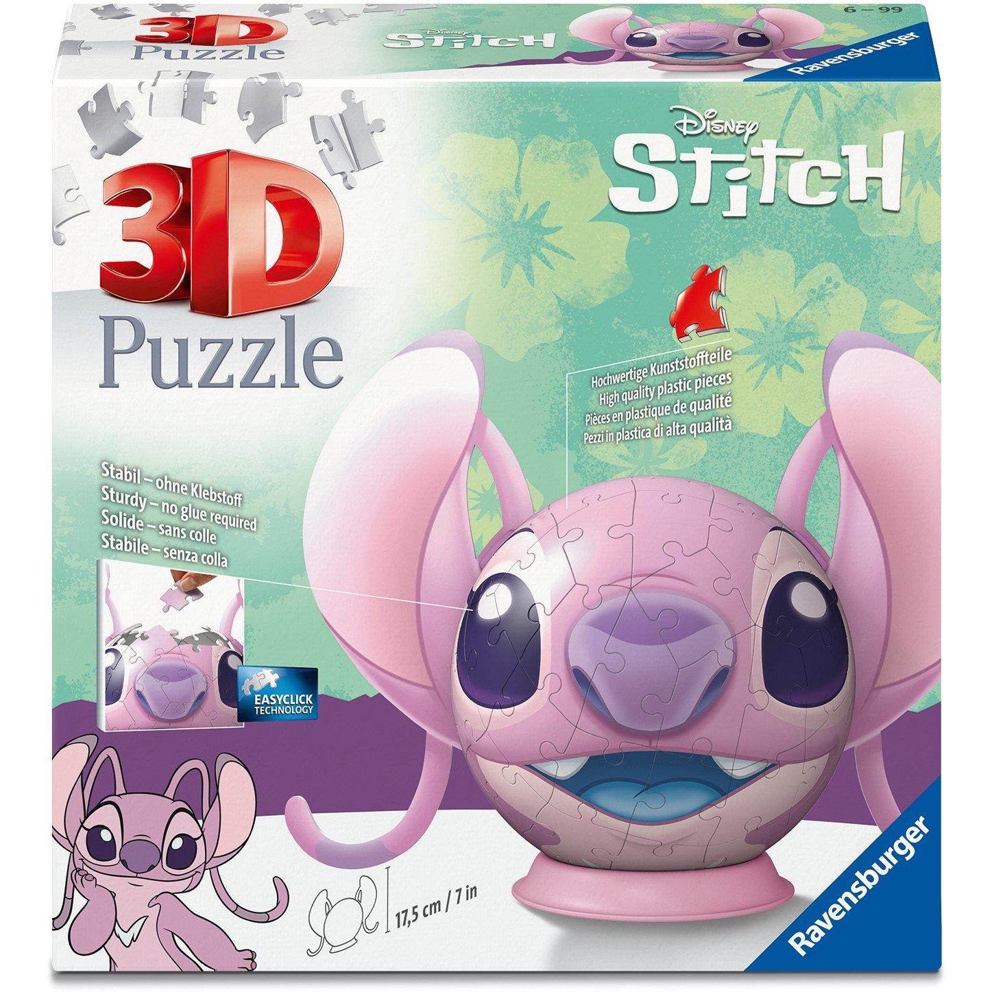 72 pcc - Disney Stitch - Angel Puzzle Ball 77Pcs - 4
