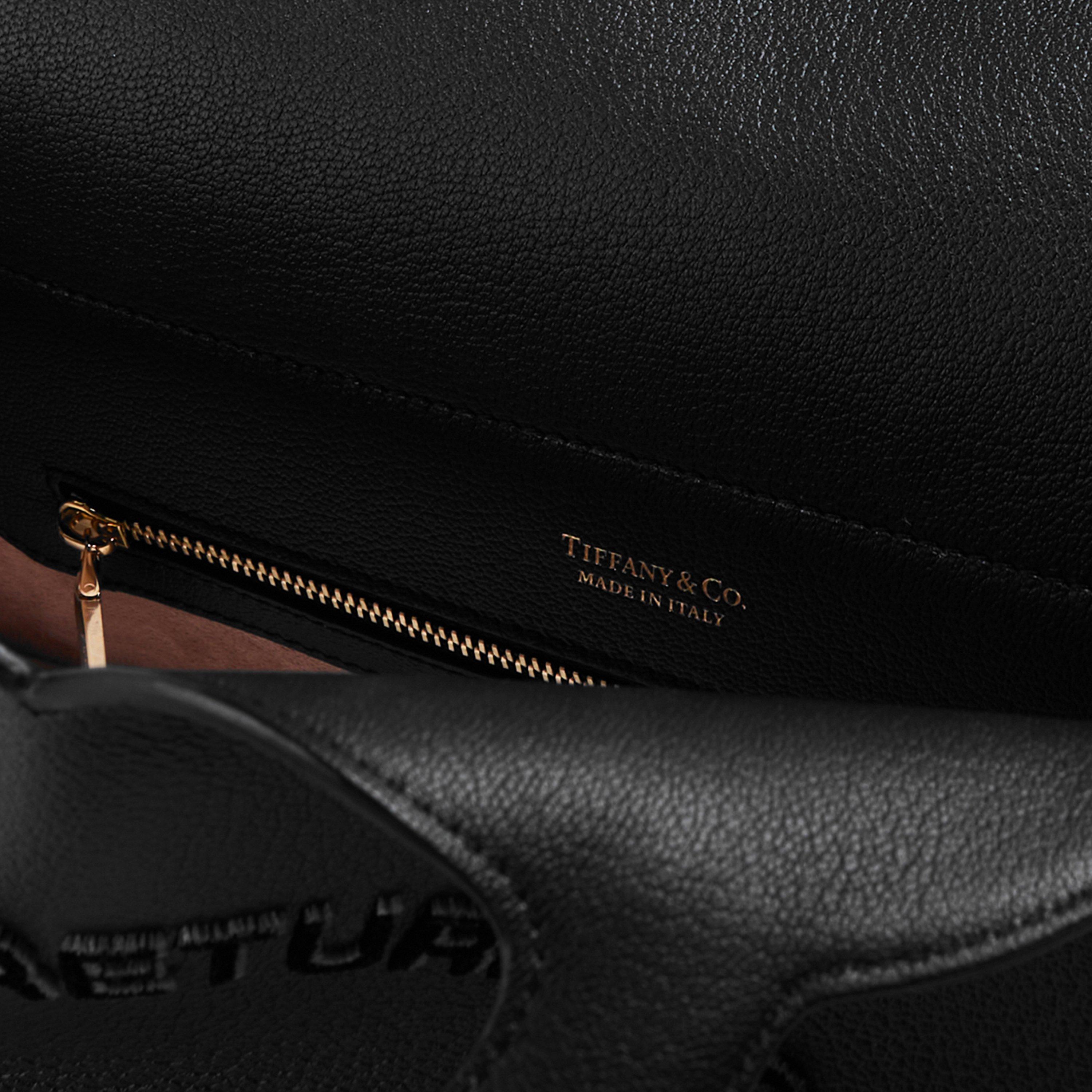 Black - Tiffany - Chrome Tote Bag,  Chrome - 5