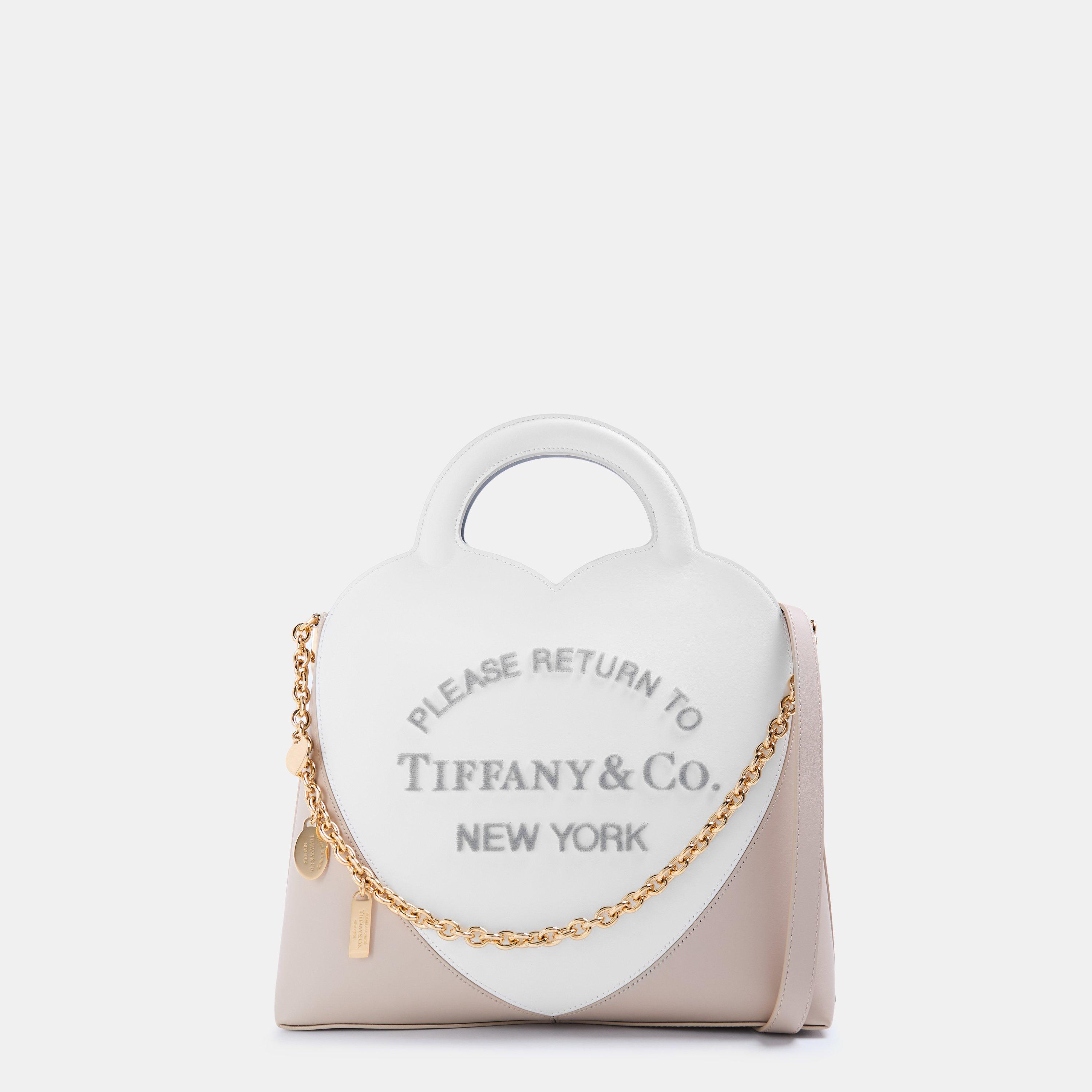 Tiffany Chrome Tote Bag, Sm Chrome