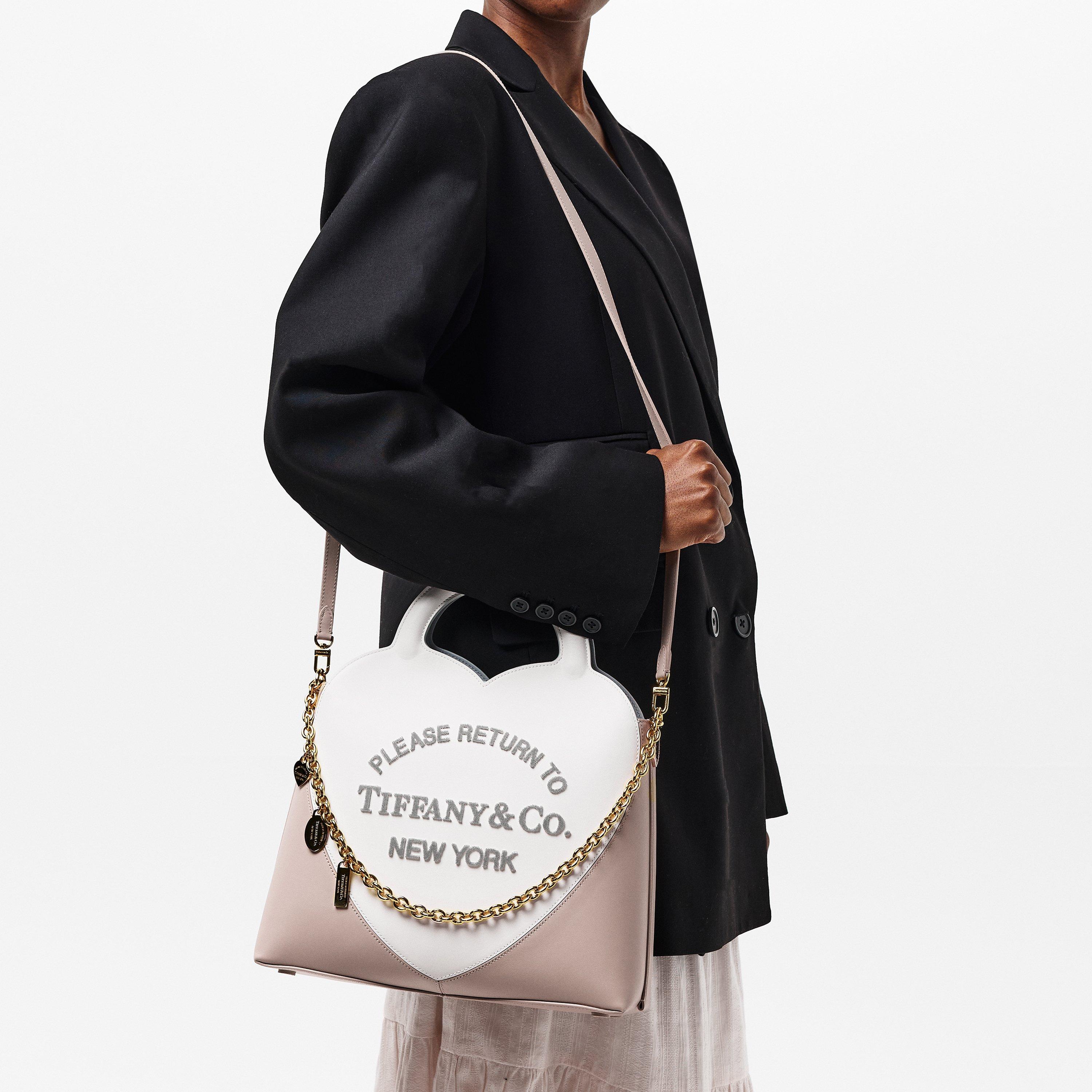 Taupe - Tiffany - Chrome Tote Bag, Sm Chrome - 3