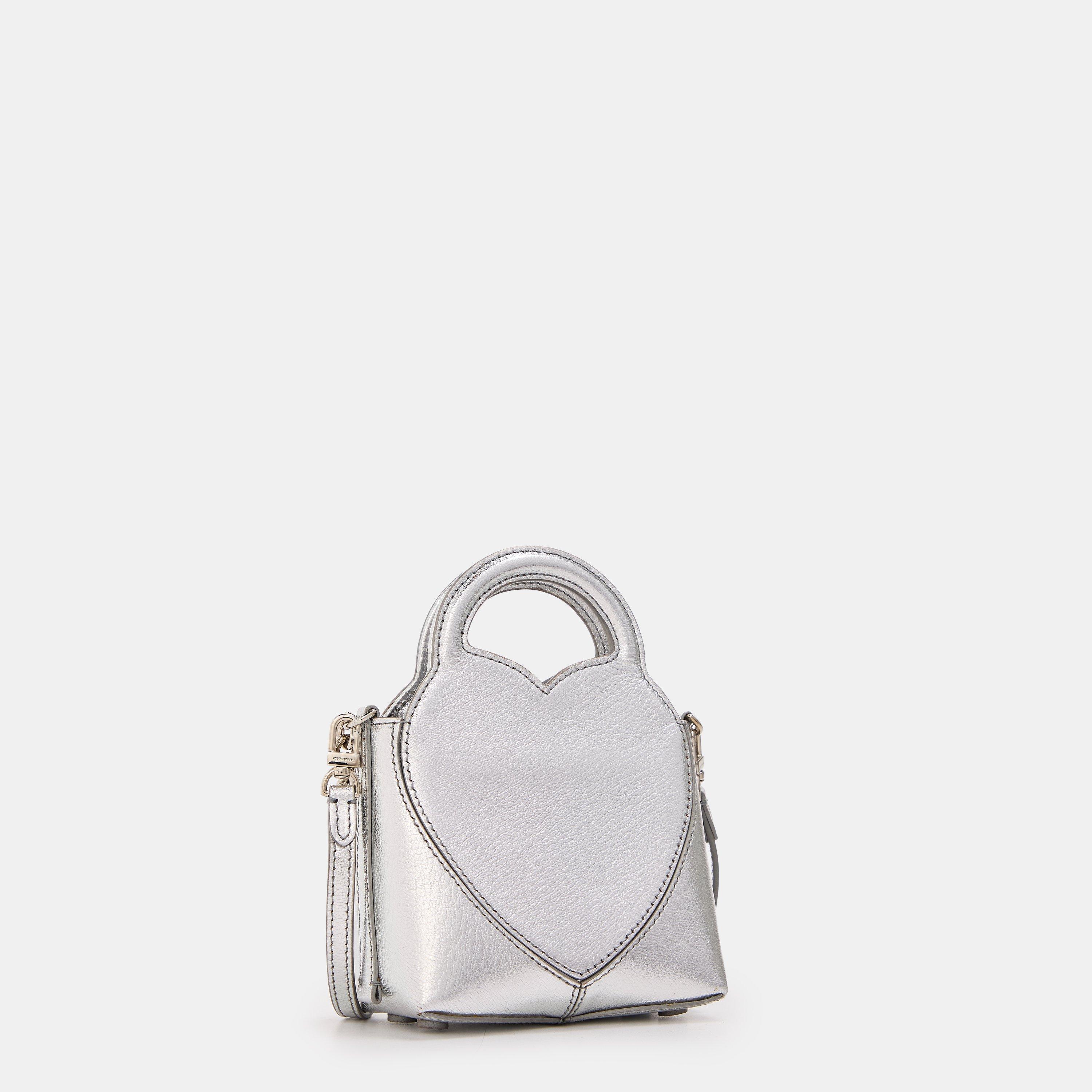 Silver - Tiffany - Micro Silver Tote Bag - 2