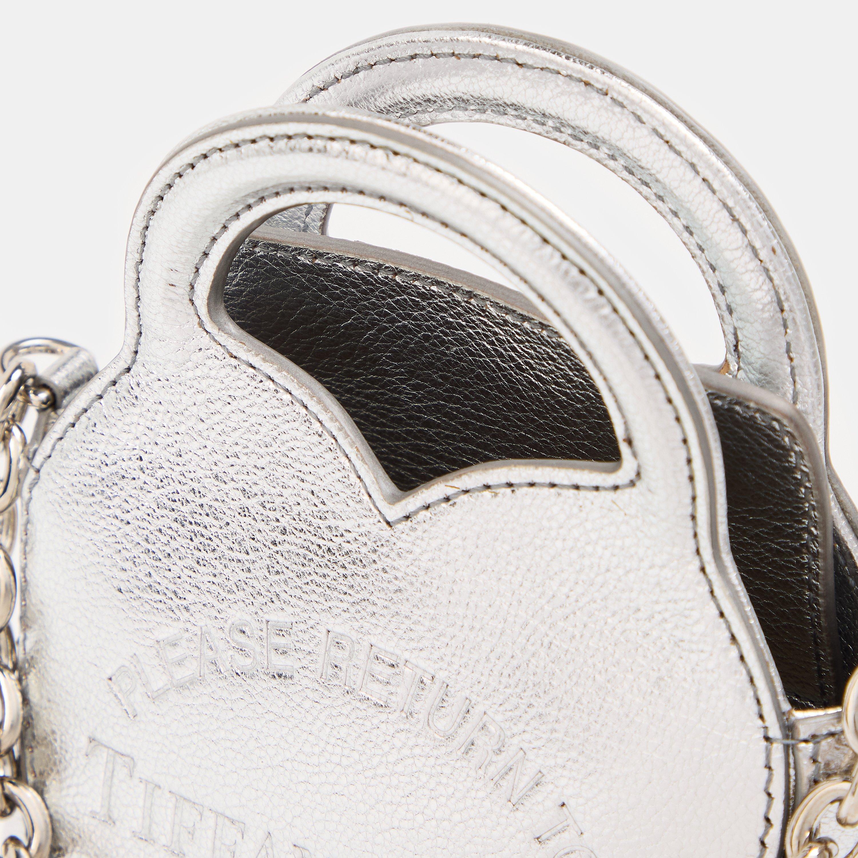 Silver - Tiffany - Micro Silver Tote Bag - 5