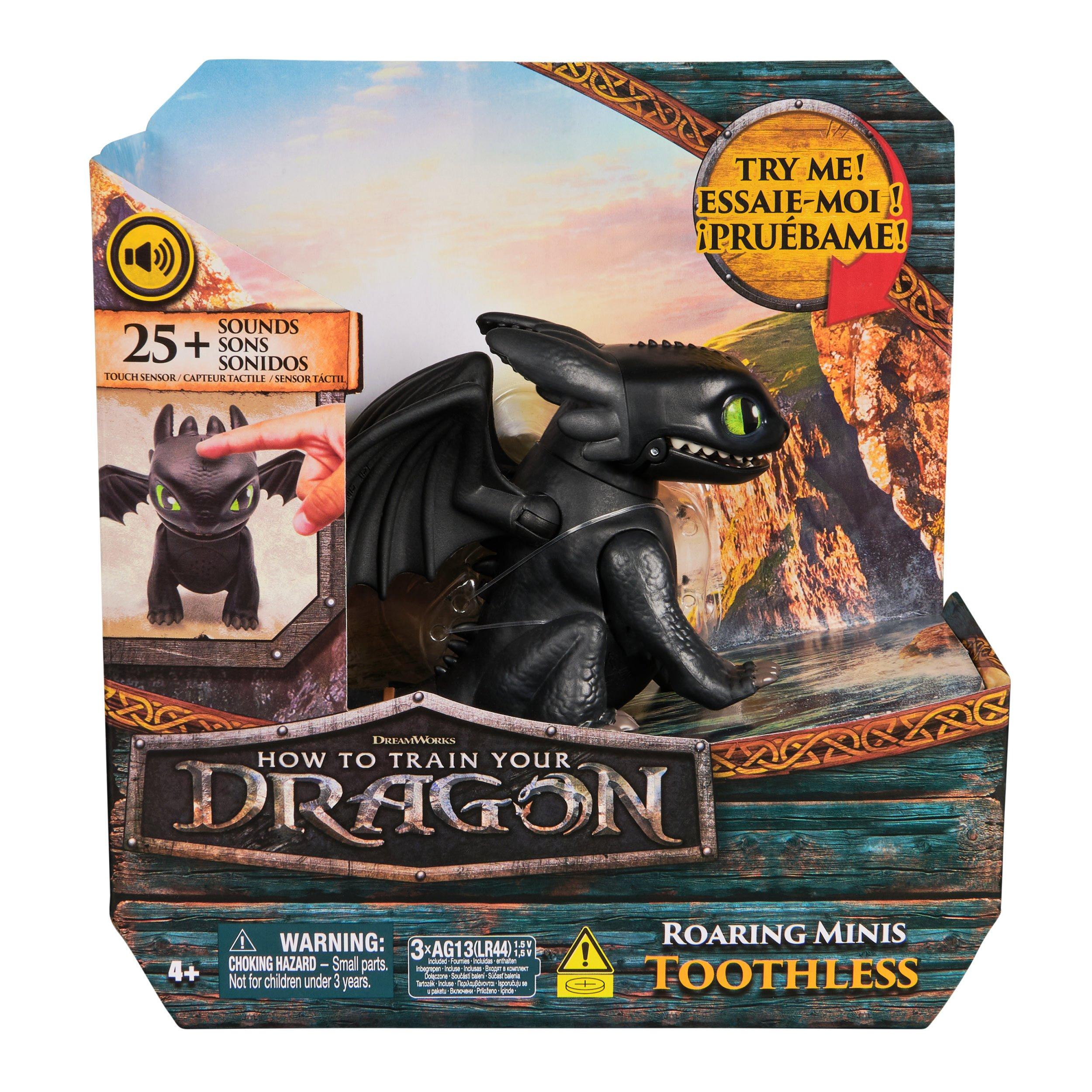 Httyd  Kids How To Train Your Dragon Roaring Minis Toothless - 