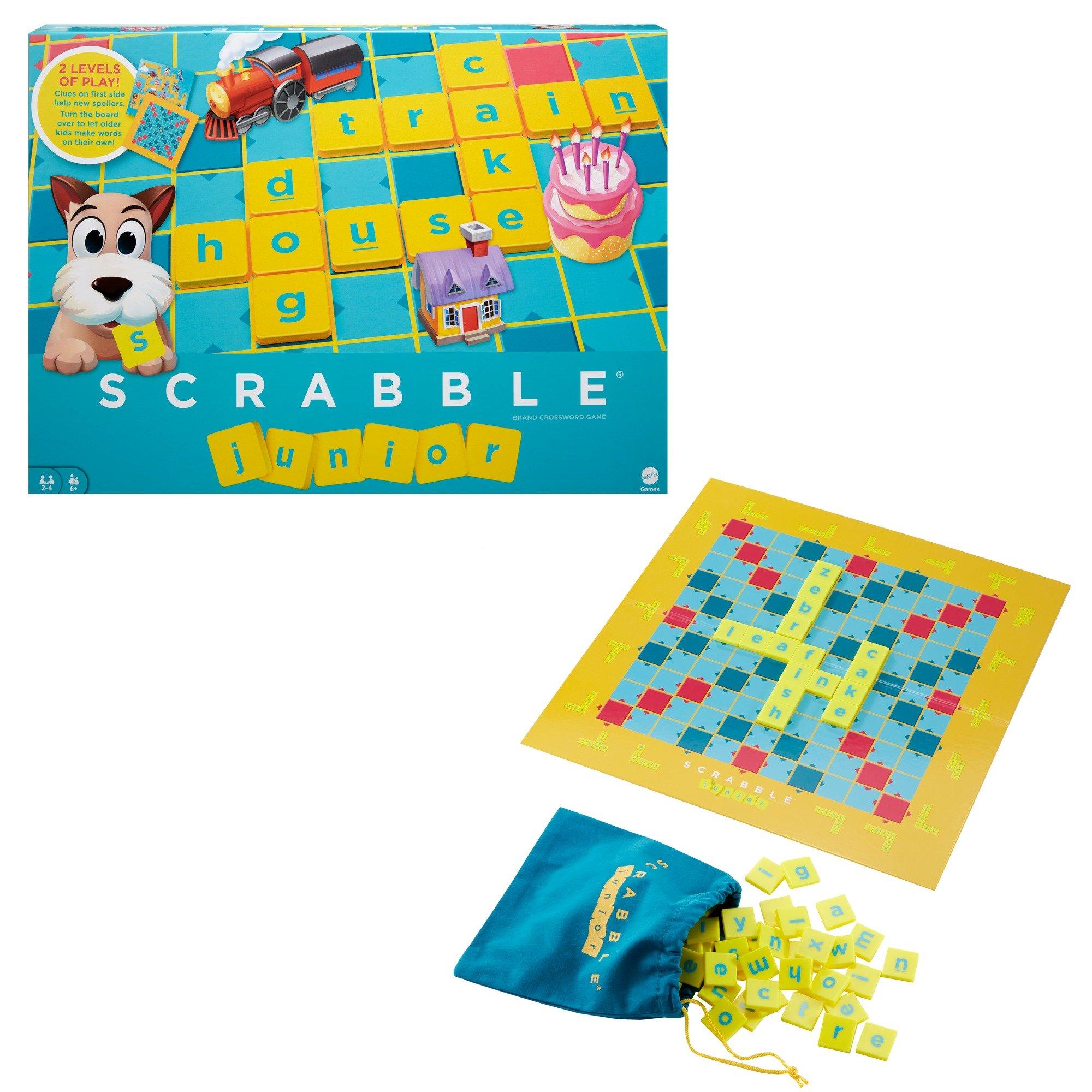 Junior - Mattel - Kids' Scrabble Board Game - 3