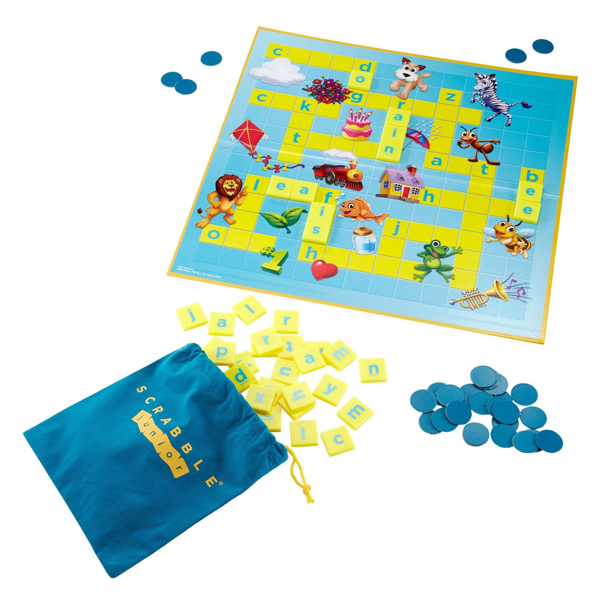 Junior - Mattel - Kids' Scrabble Board Game - 4