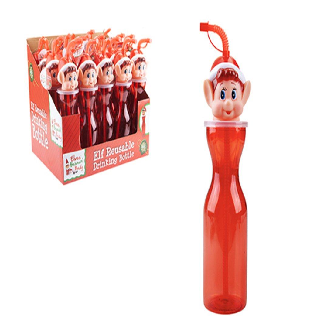 Red - Elves Behaving Badly - Kids' Christmas Elf Bottle Novelty Gift