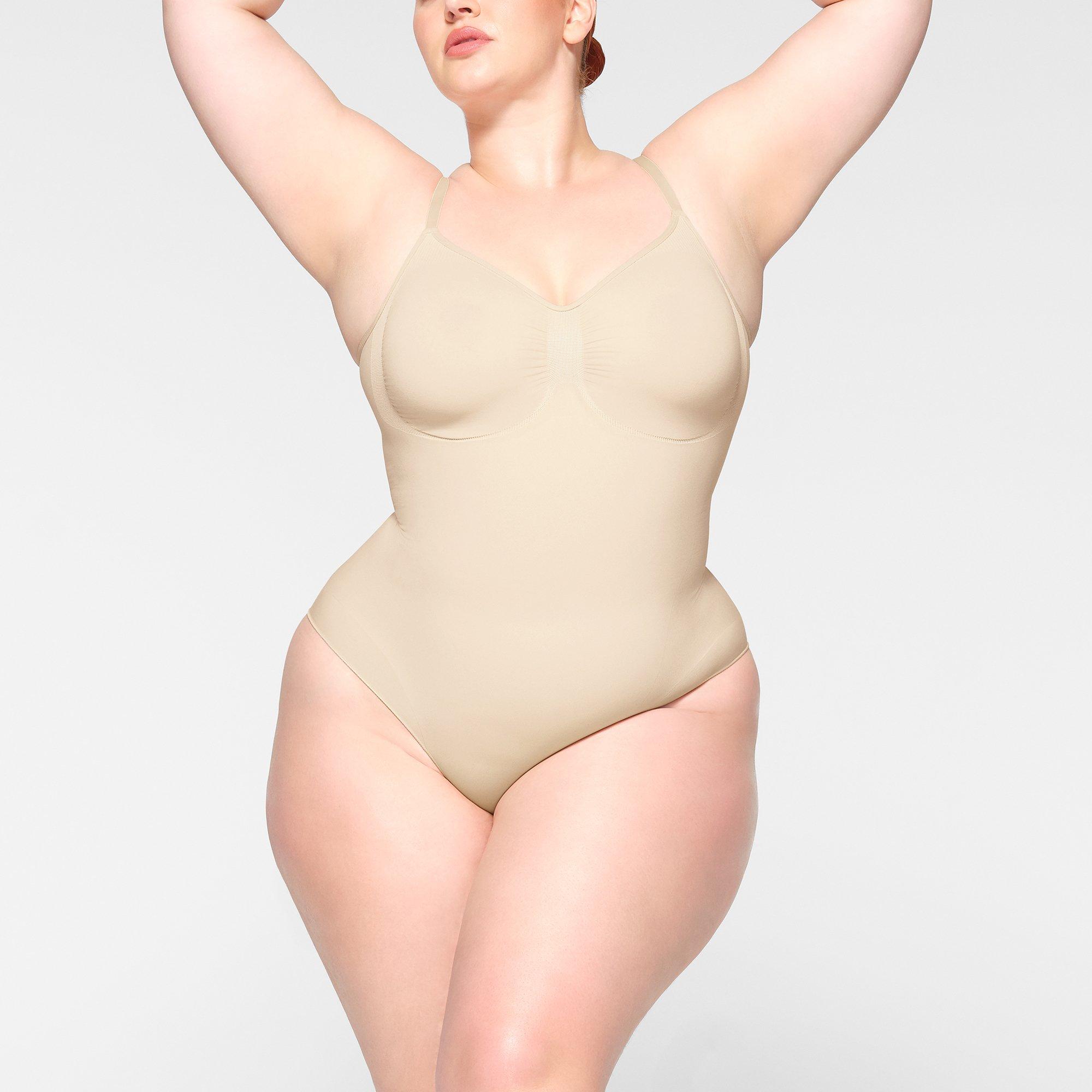 Sand - SKIMS - Womens Seamless Sculpt Brief Bodysuit - 2