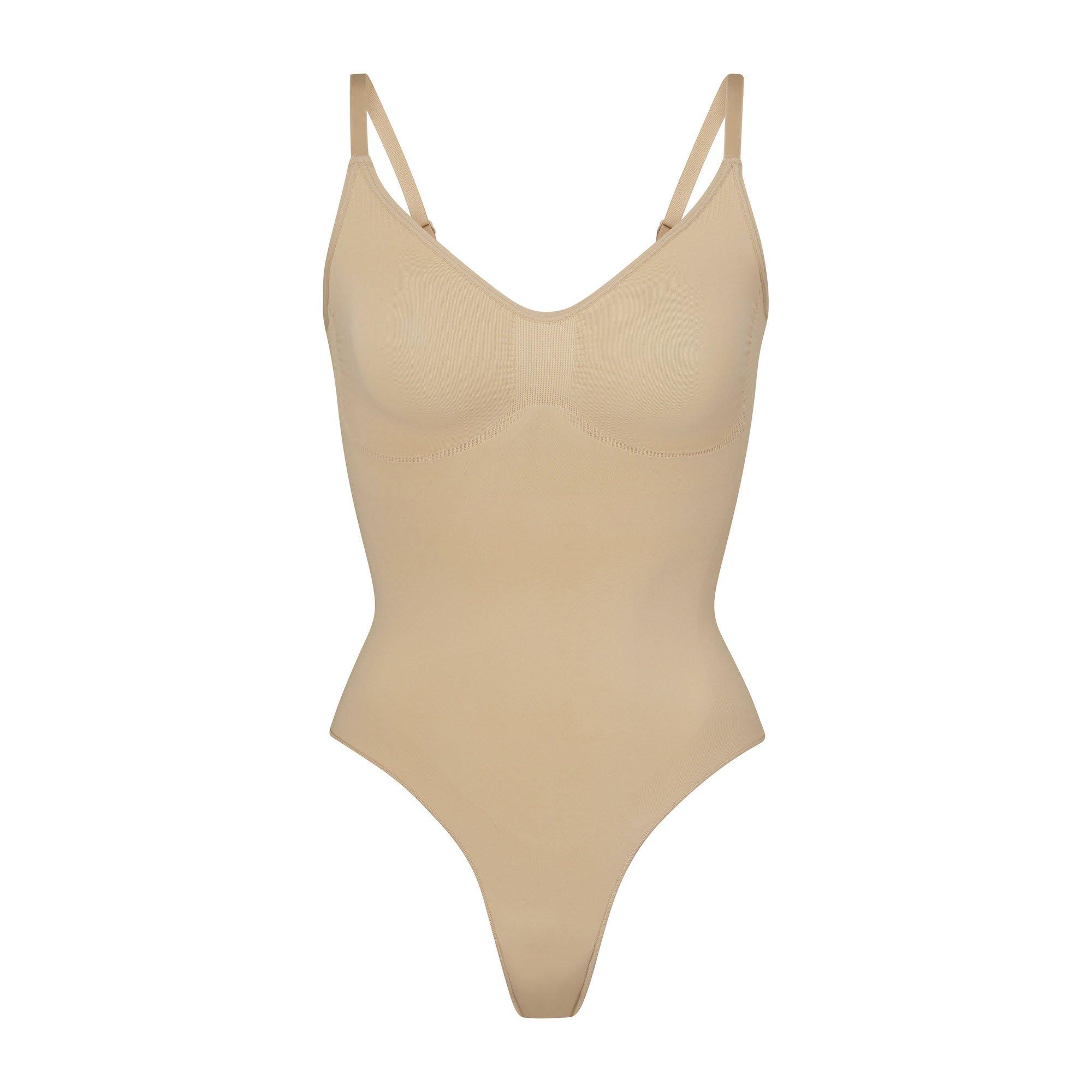 Clay - SKIMS - Womens Seamless Sculpt Thong Bodysuit - 1