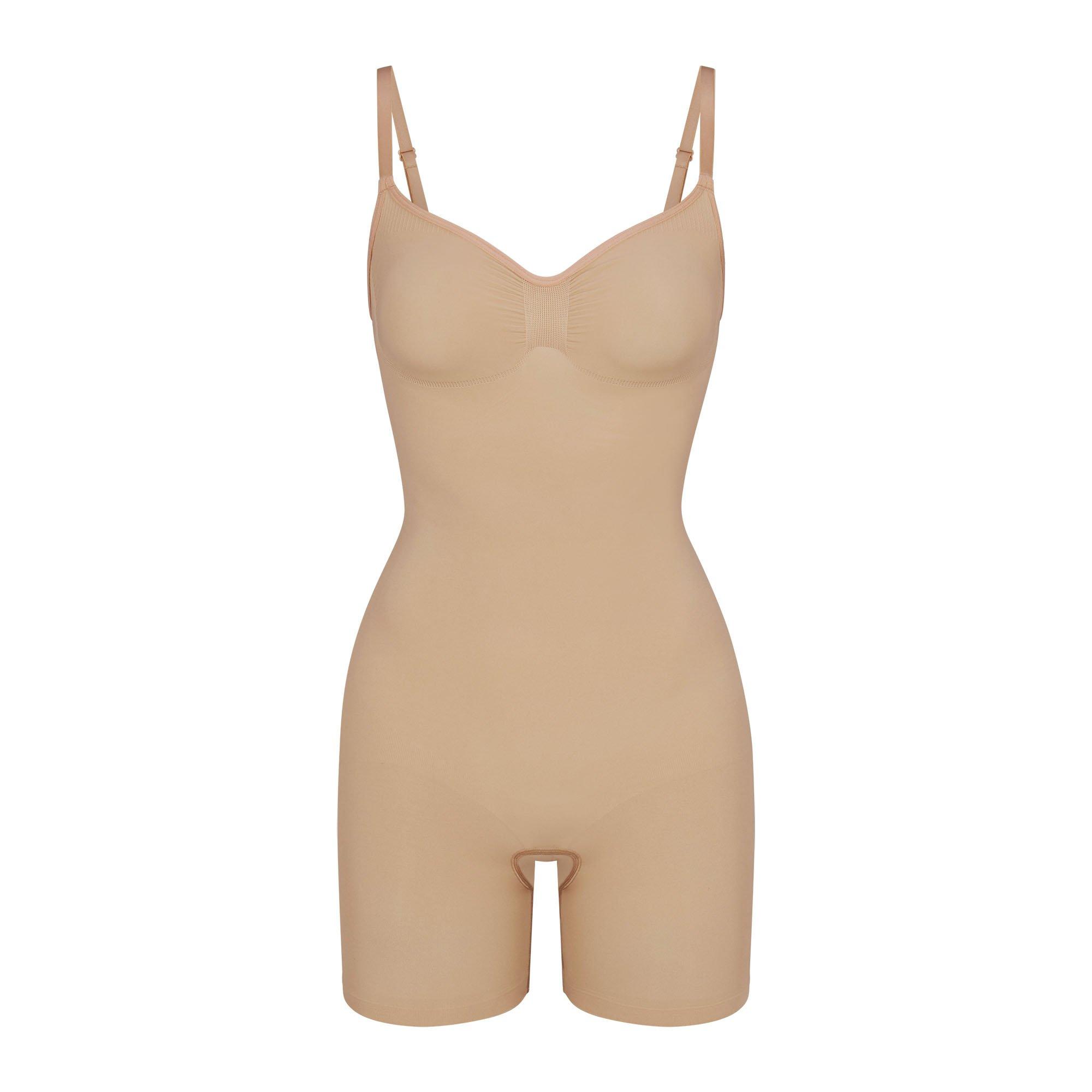 SKIMS Womens Seamless Sculpt Mid-Thigh Bodysuit