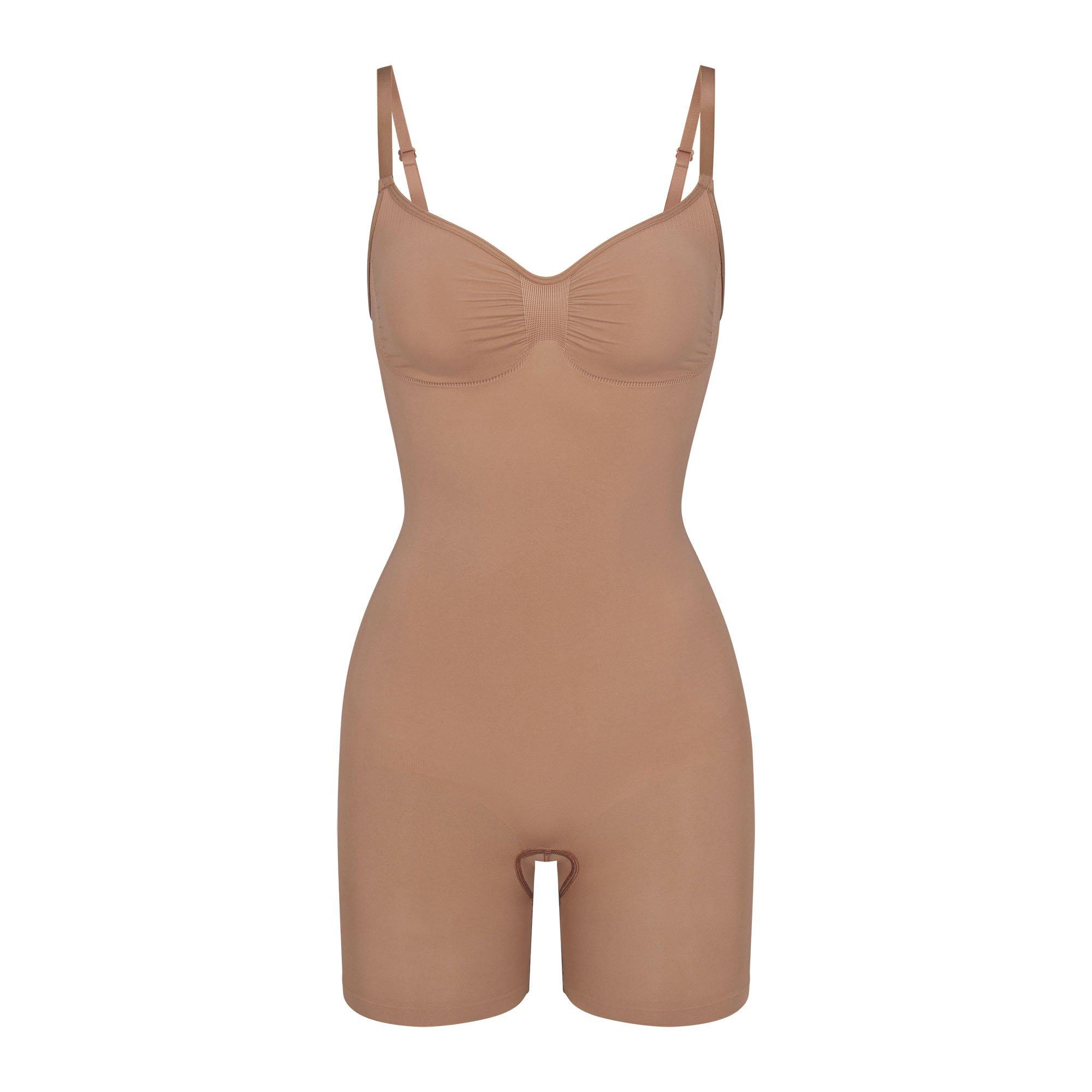 SKIMS Womens Seamless Sculpt Mid-Thigh Bodysuit