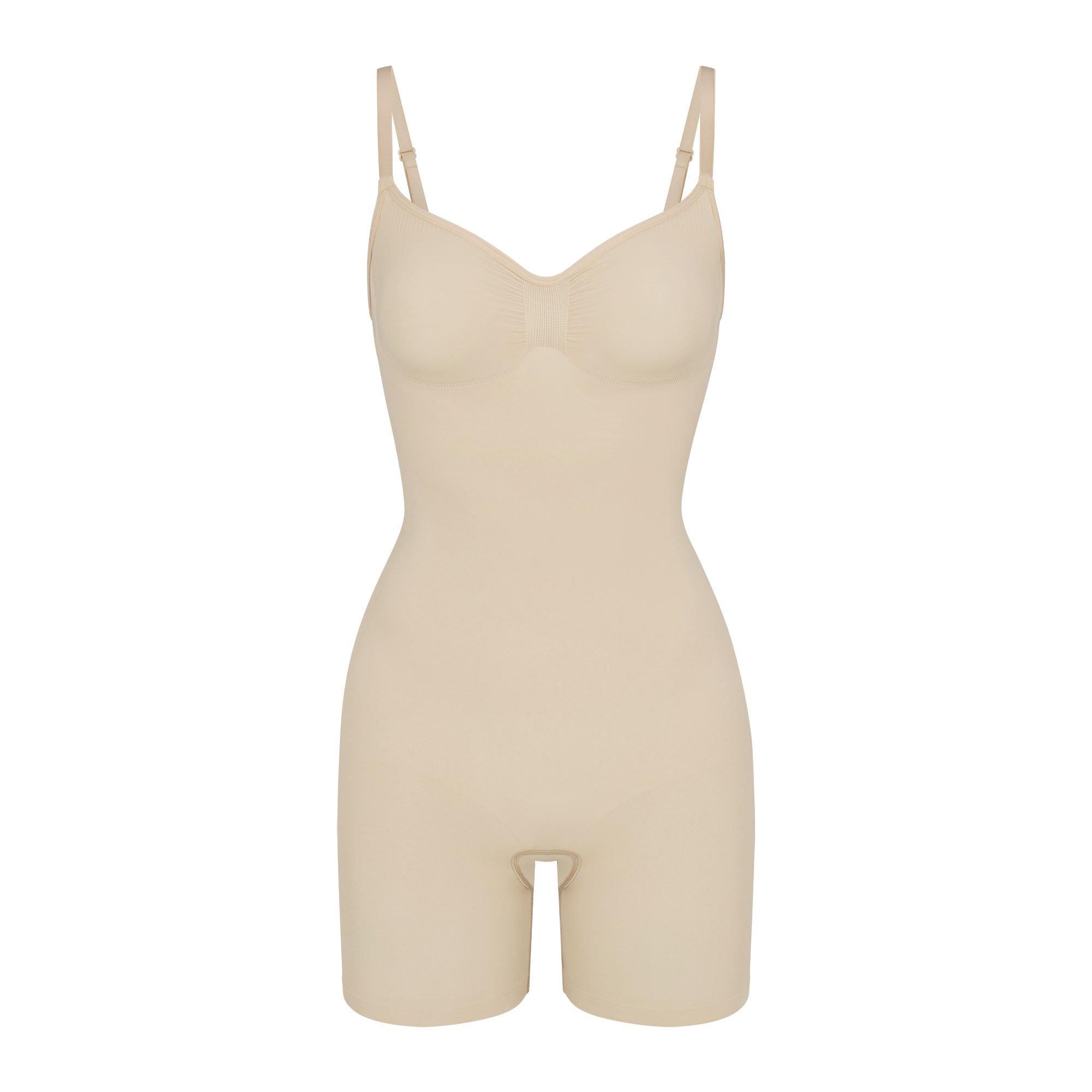SKIMS Womens Seamless Sculpt Mid-Thigh Bodysuit