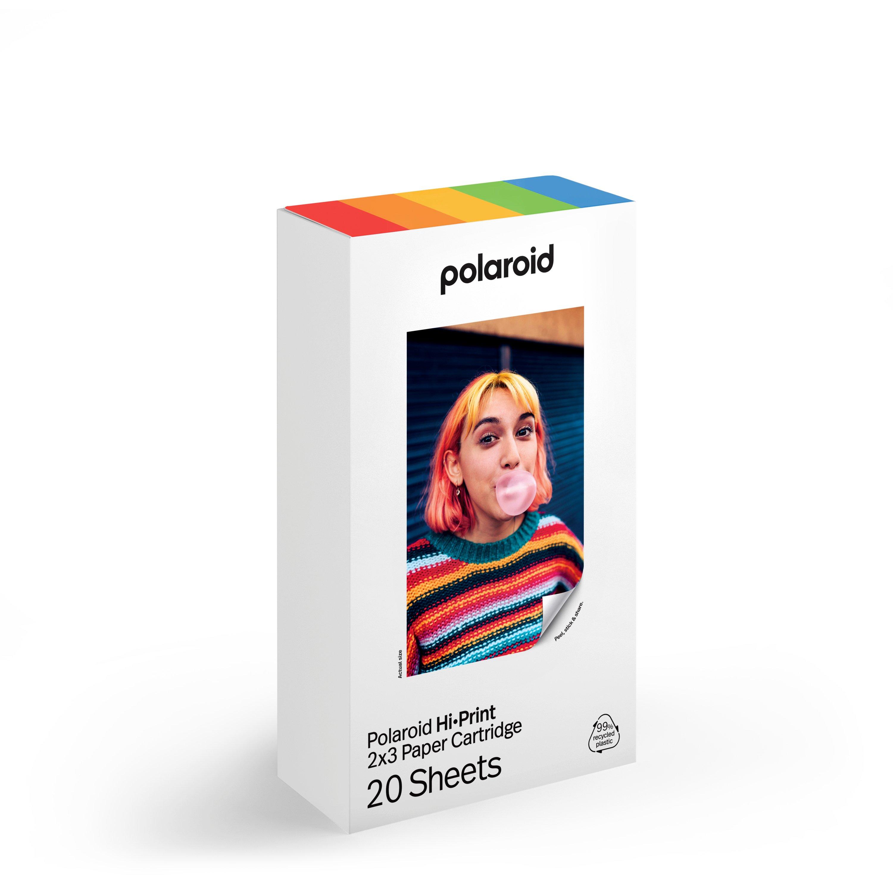 Polaroid  Hi·print 2X3 Cartridge (20 Sheets) - White