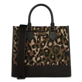 Dolce and Gabbana Camo Plate Tote Bag