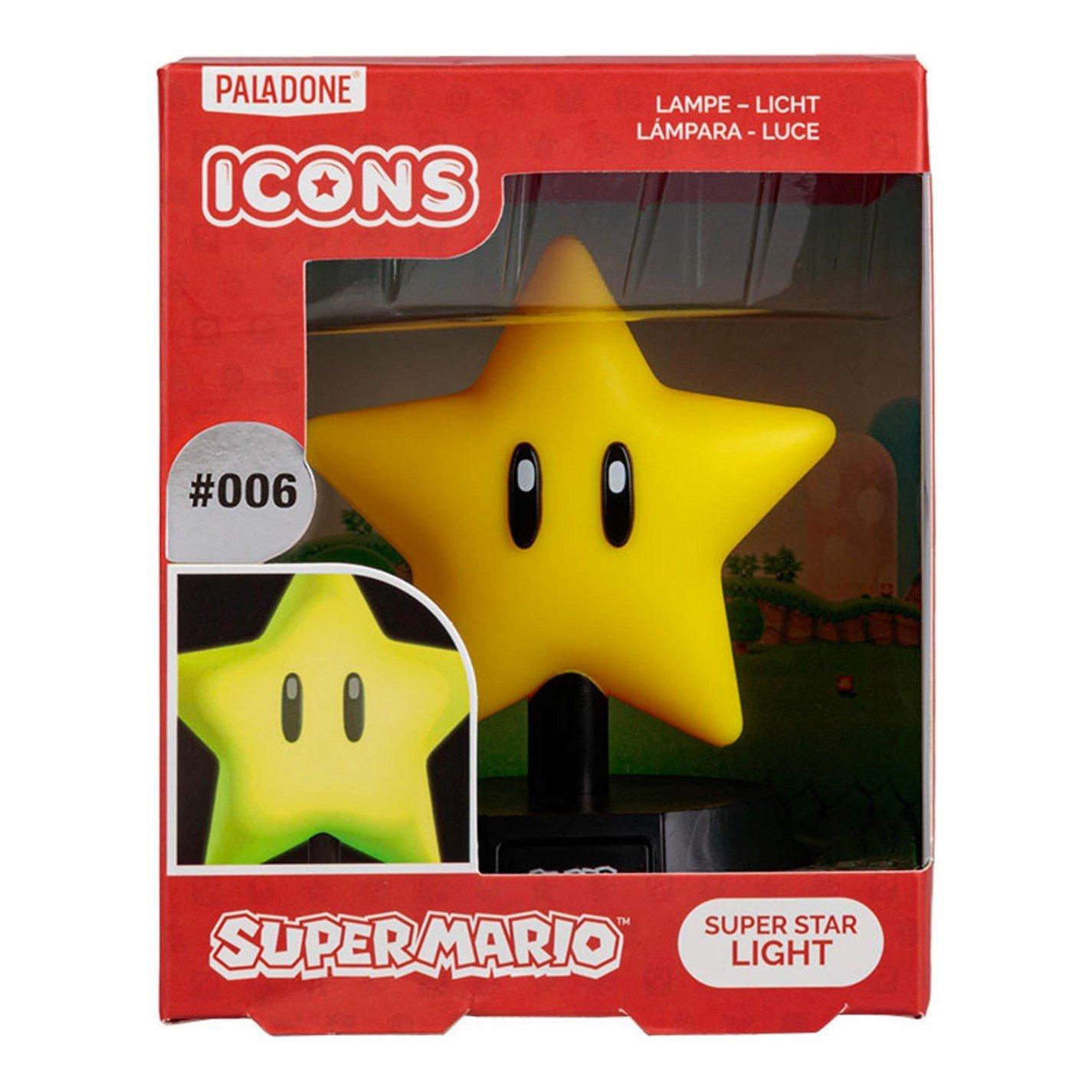 Multi - Super Mario - Super Mario Super Star Icon Light - 3