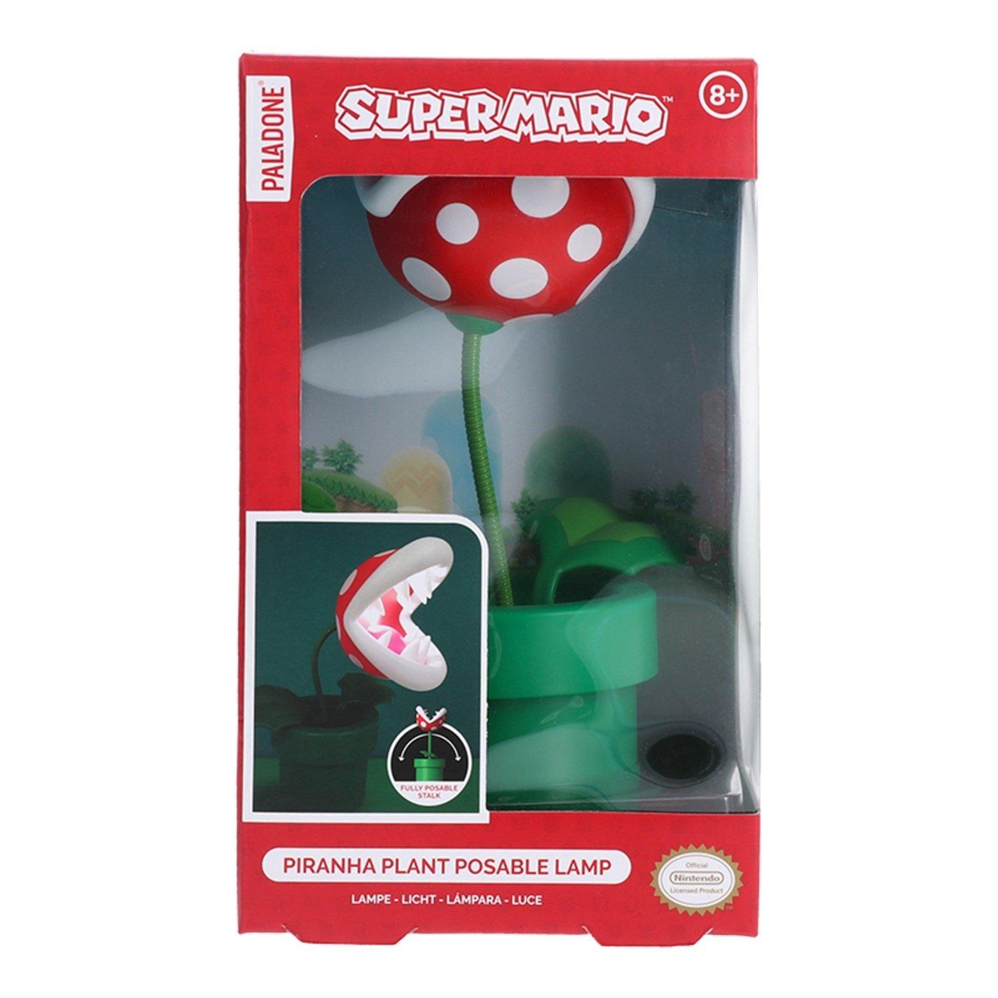 Multi - Super Mario - Super Mario Piranha Plant Posable Lamp V3 - 4