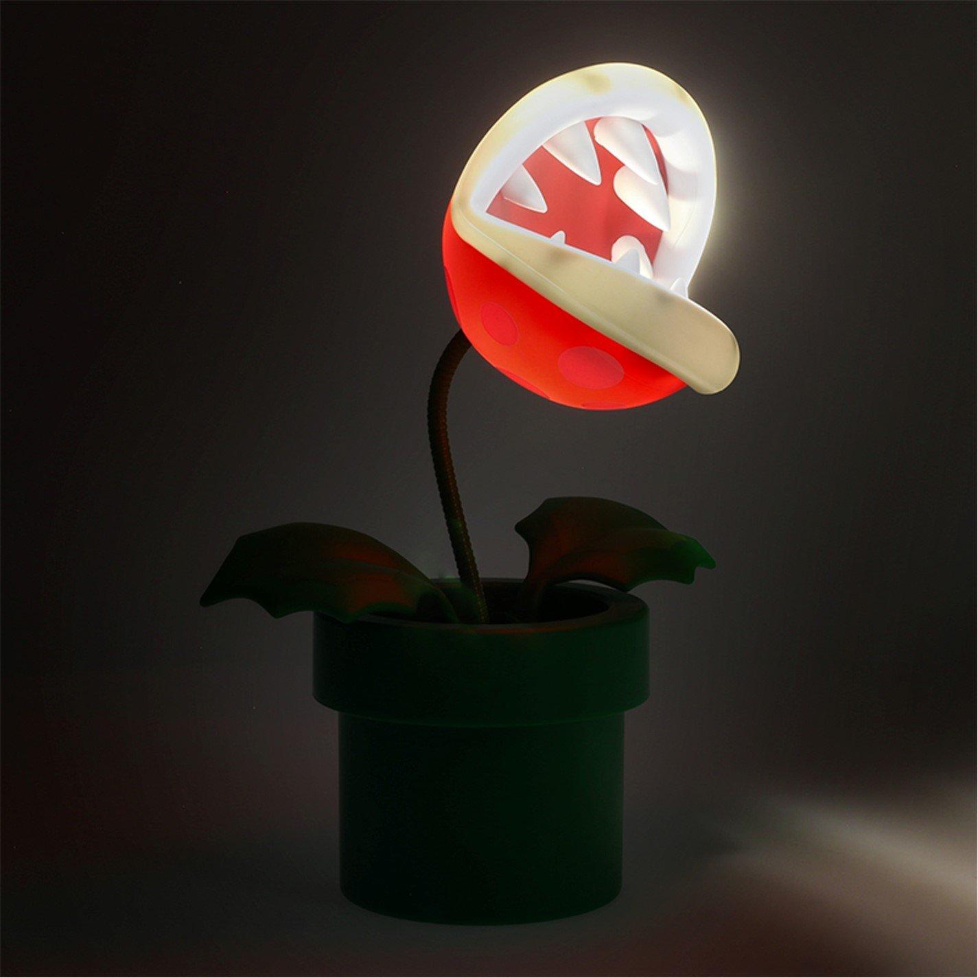 Multi - Super Mario - Super Mario Piranha Plant Posable Lamp V3 - 5