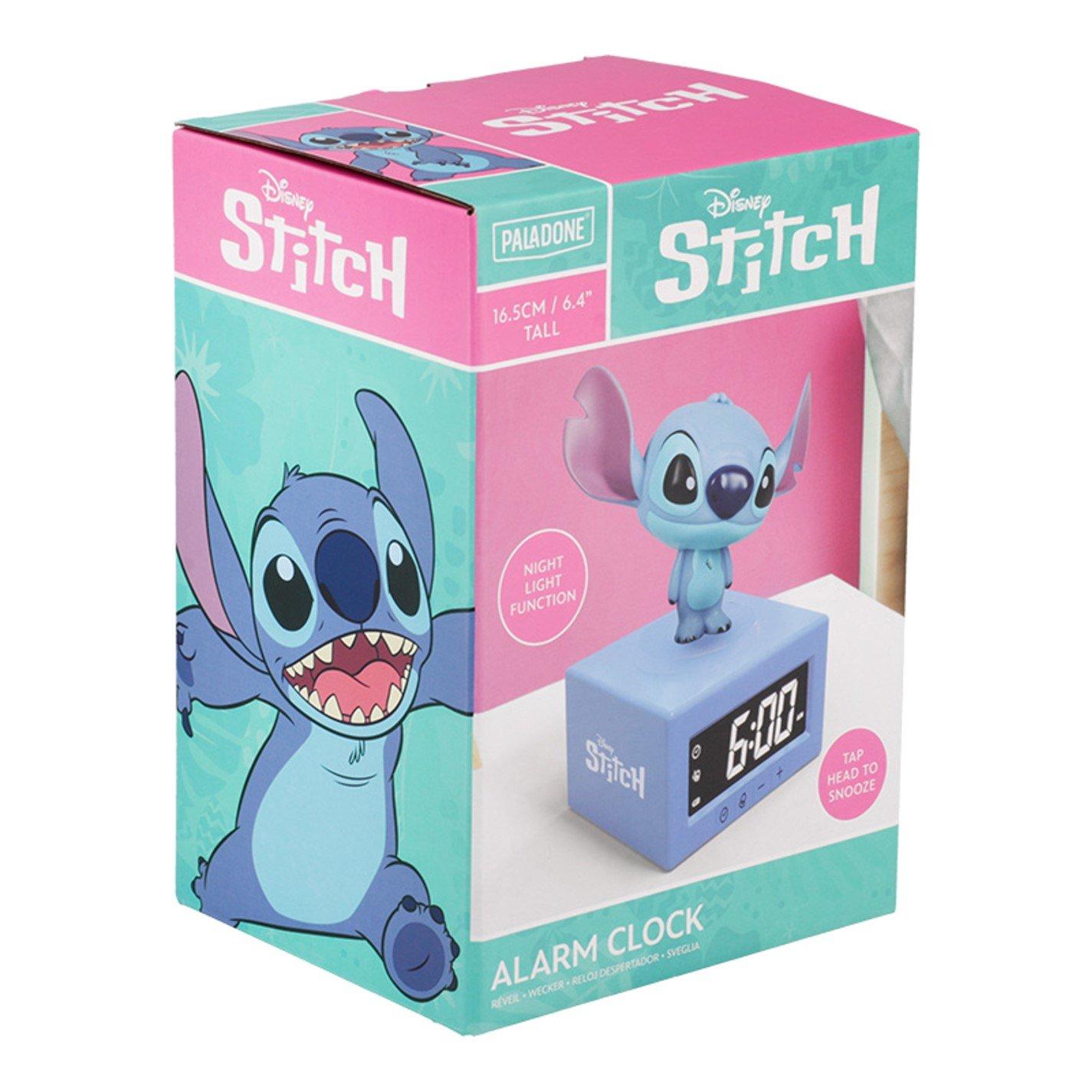 Multi - Disney Stitch - Stitch Icon Light Up Alarm Clock - 2