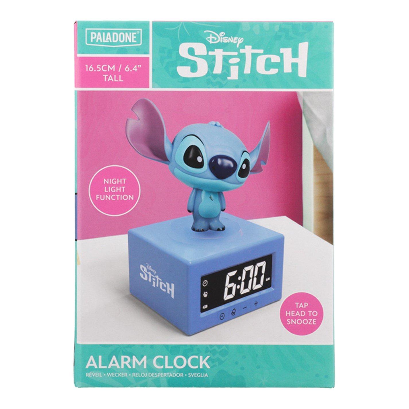 Multi - Disney Stitch - Stitch Icon Light Up Alarm Clock - 3