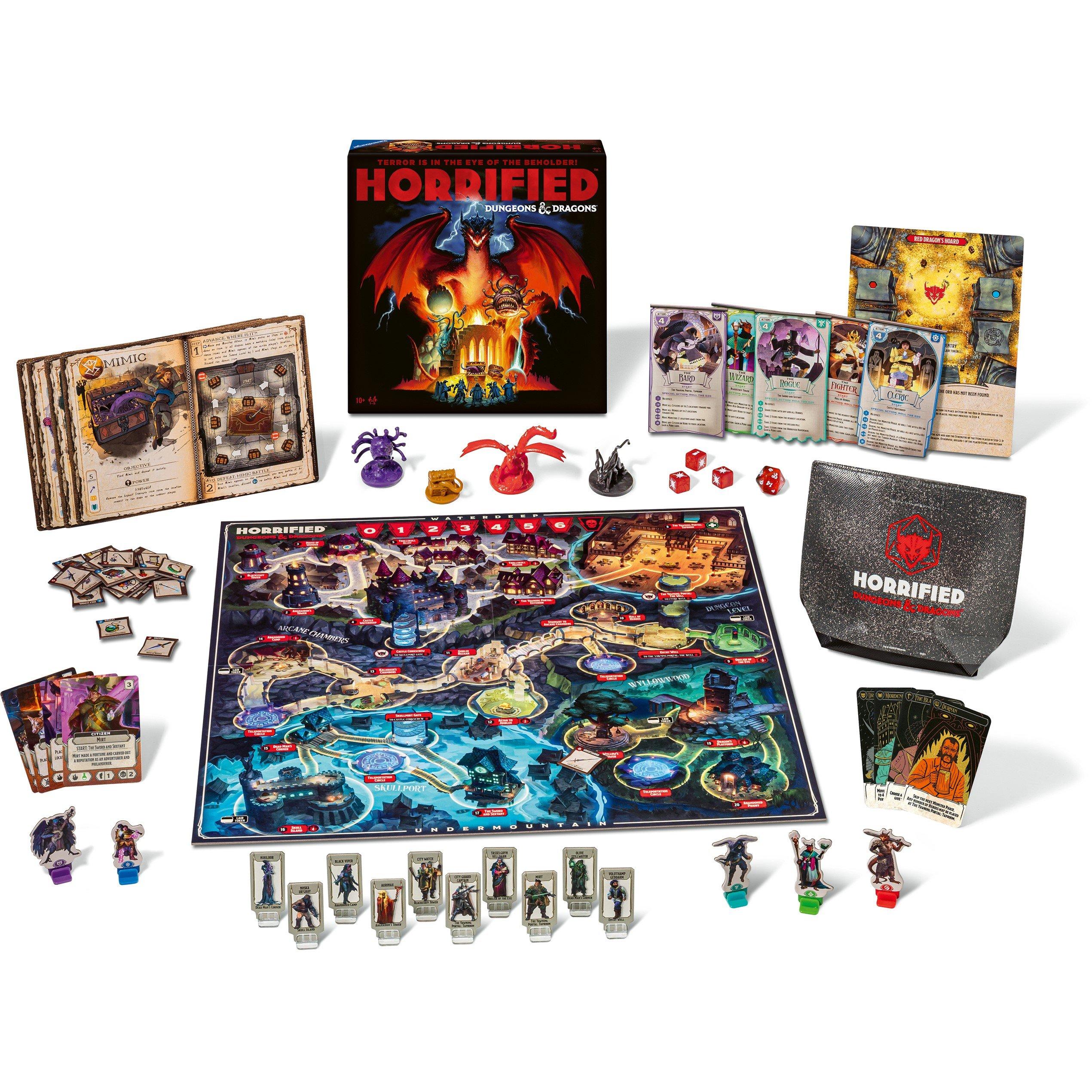 Multi - Dungeons and Dragons - Horrified: Dungeons & Dragons Board Game - 1