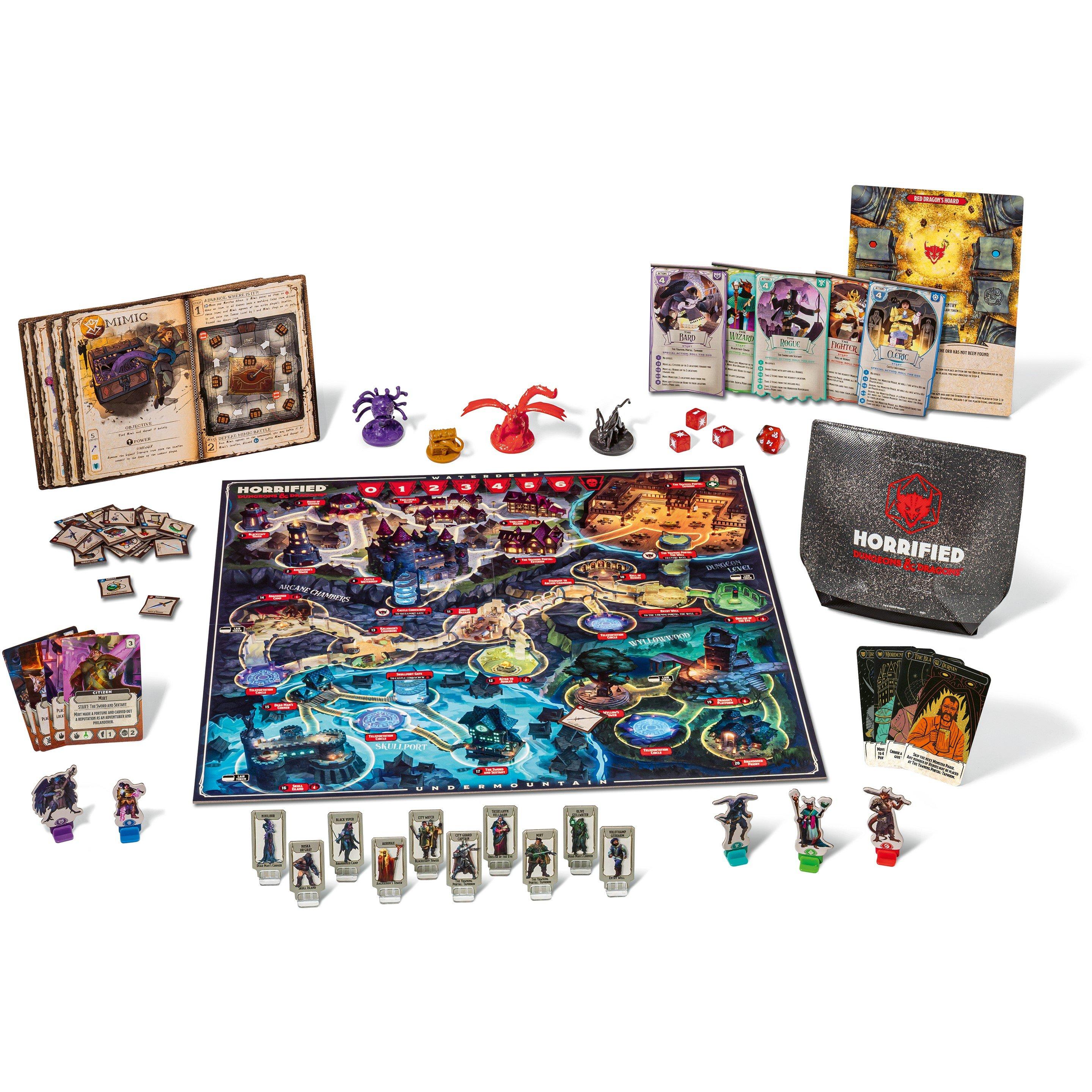Multi - Dungeons and Dragons - Horrified: Dungeons & Dragons Board Game - 2