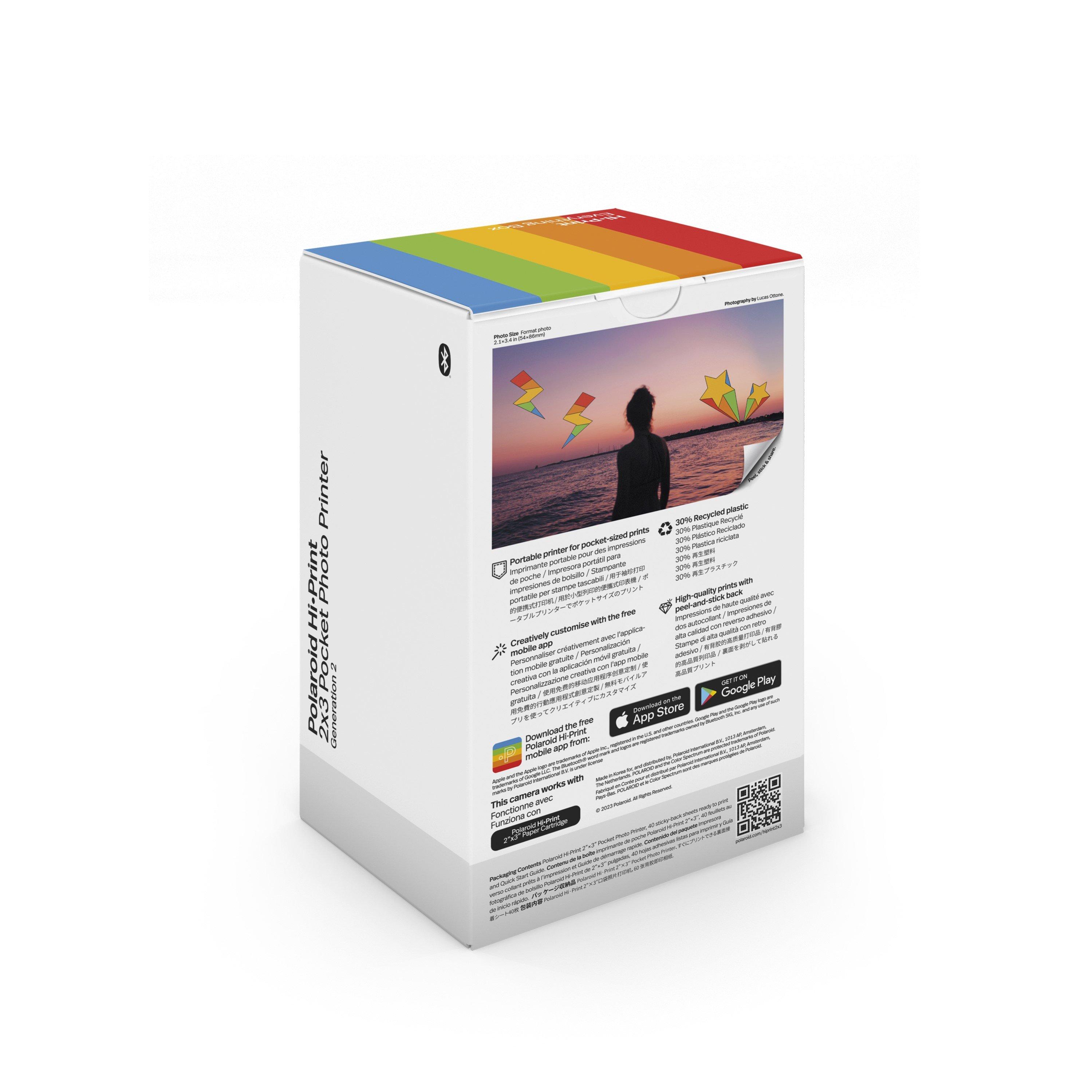 Black - Polaroid - EB Hi-Print 2x3 Printer Gen 2 (Black) - 2