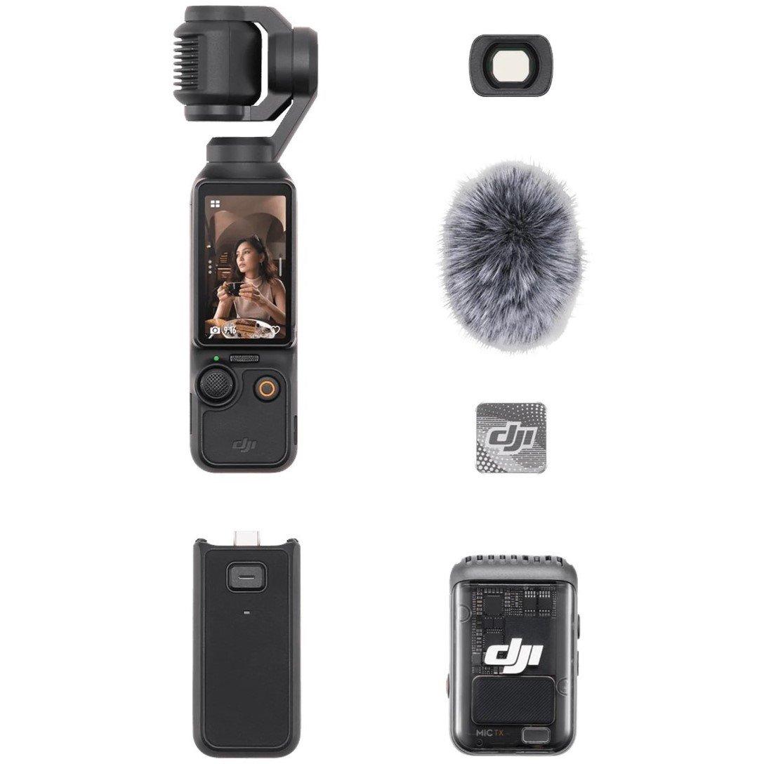 Black - DJI - Osmo Pocket 3 Creator Combo - 1