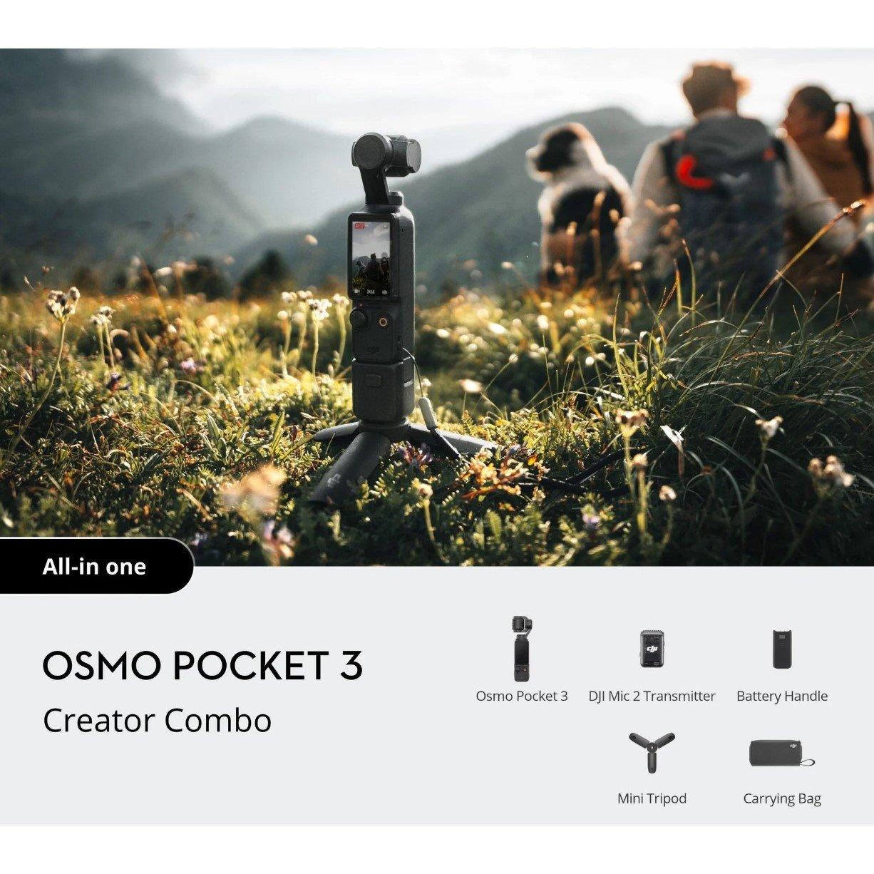 Black - DJI - Osmo Pocket 3 Creator Combo - 2