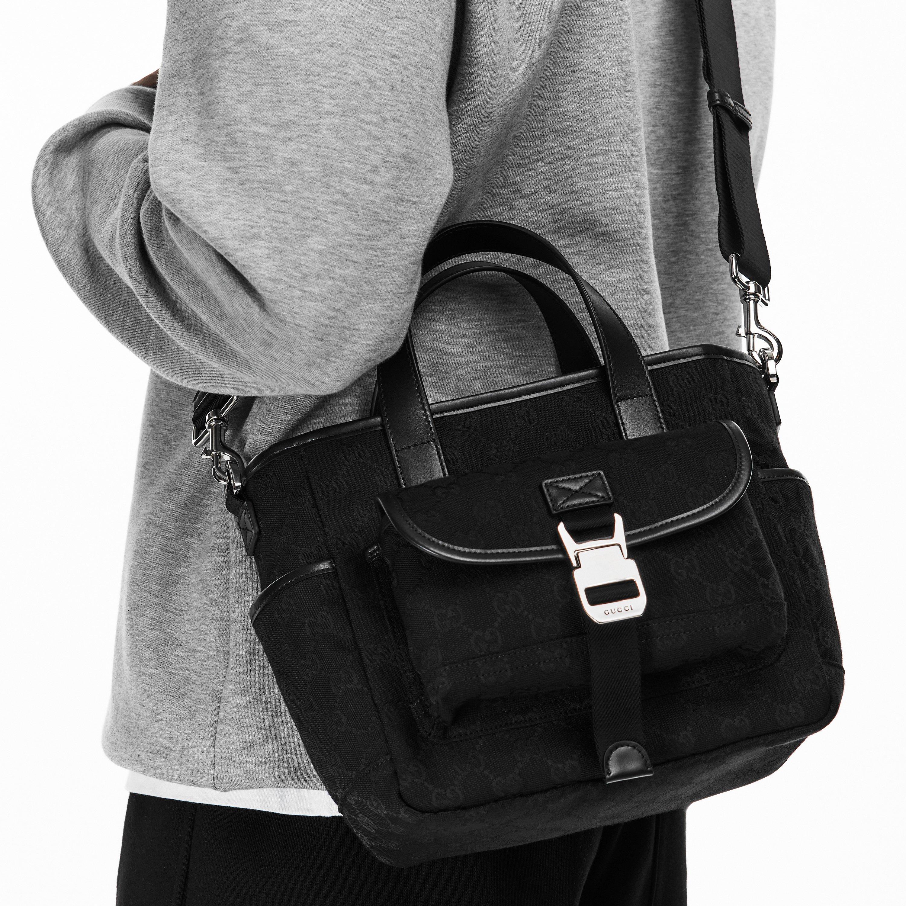 Black - Gucci - Gucci Aviator Tote Sn62 - 3